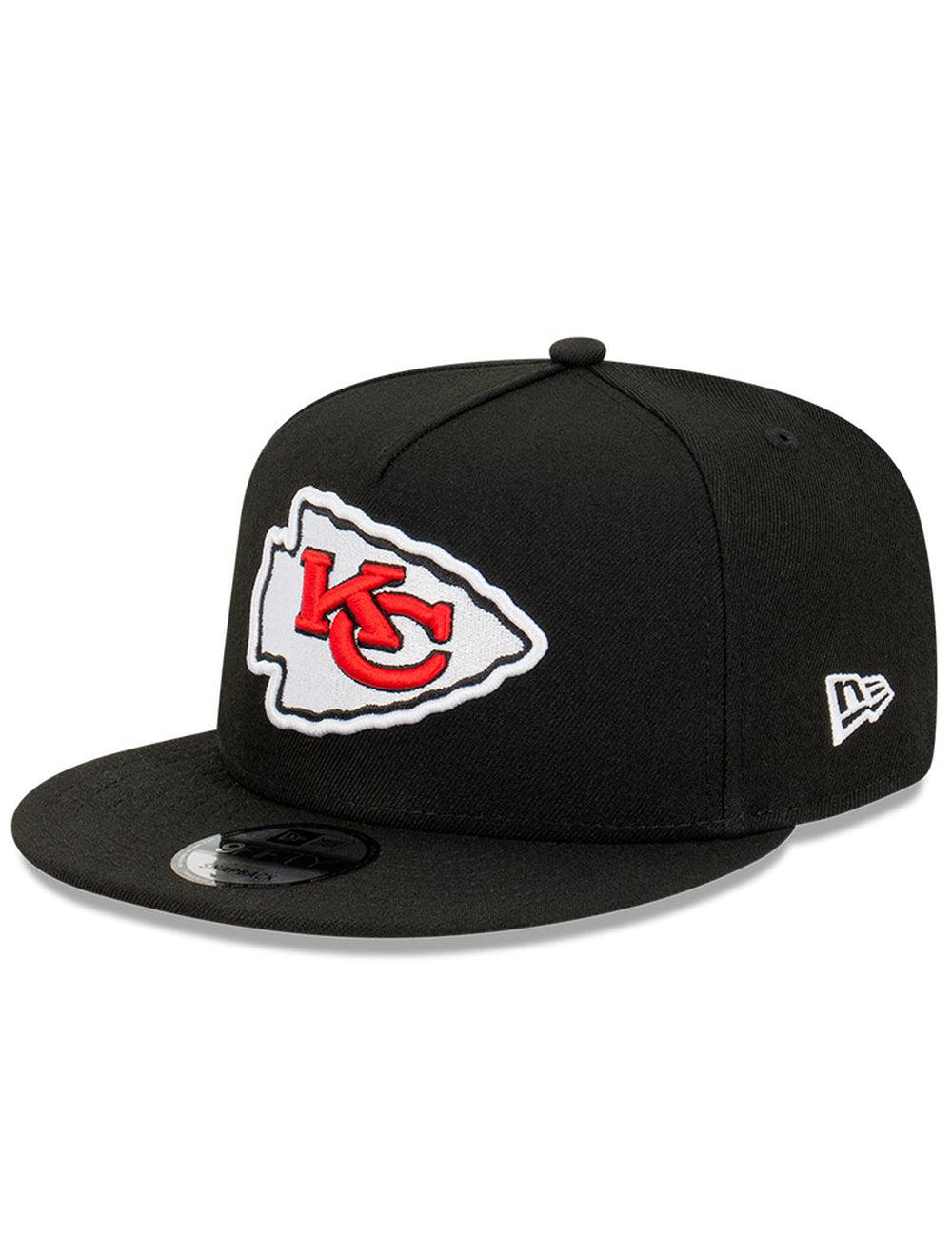 New Era Caps Kansas City Chiefs New Era NFL Team 9FIFTY A-Frame Snapback Hat - Black