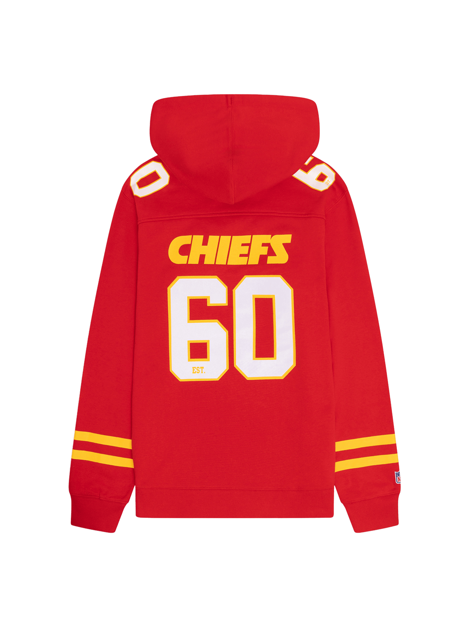 NFL Branded Jumpers Kansas City Chiefs NFL Foundation Panel Hoodie Jumper - Red