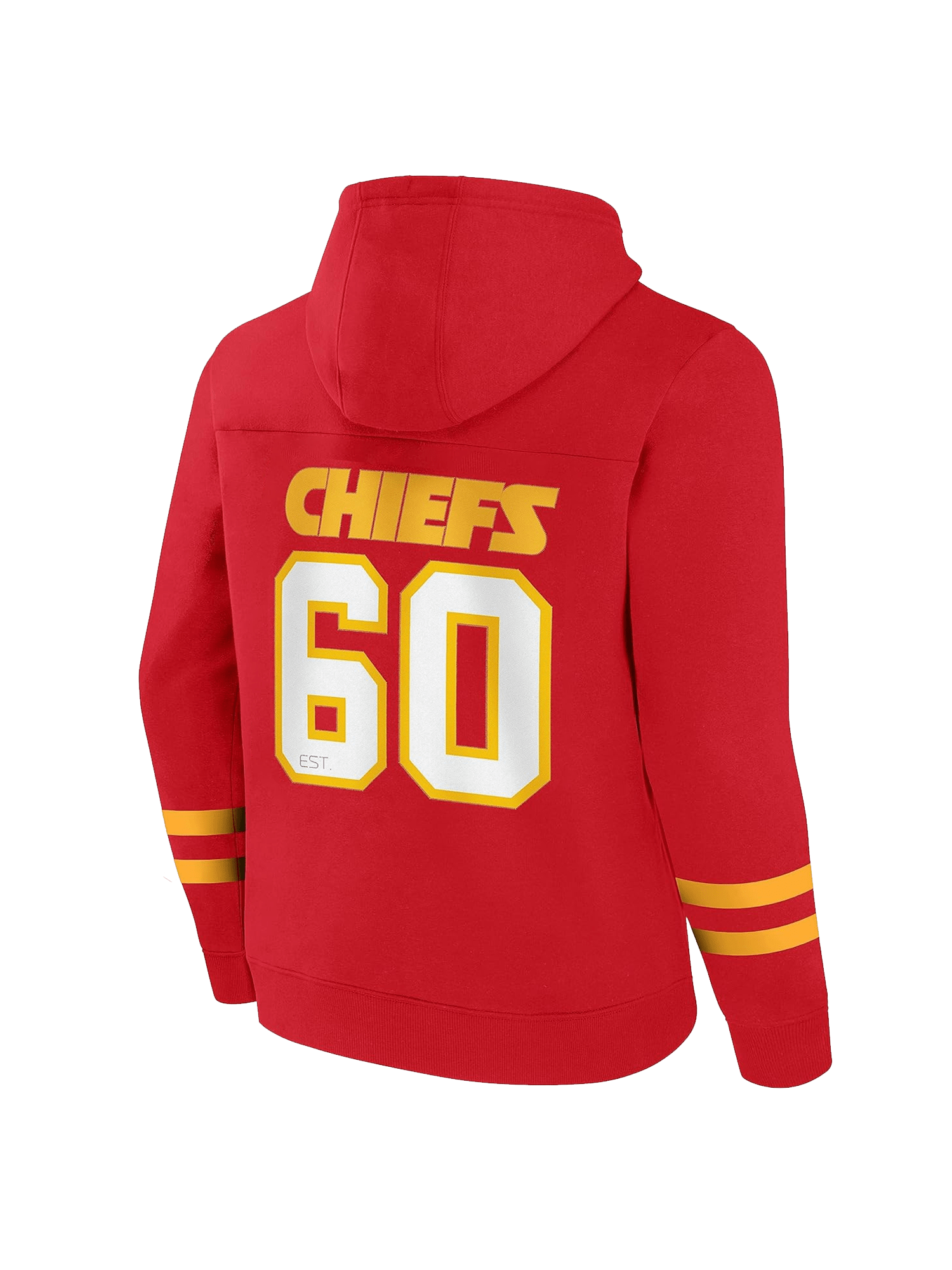 NFL Branded Jumpers Kansas City Chiefs NFL Foundation Panel Hoodie Jumper - Red