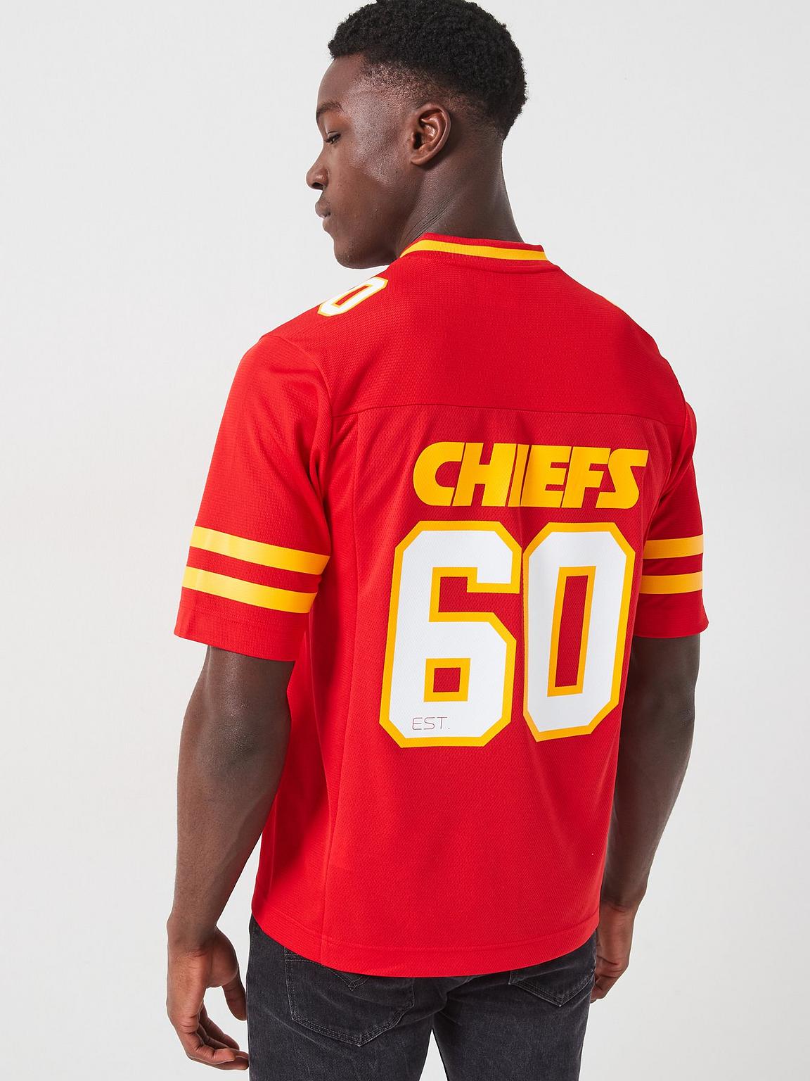 NFL Branded Jerseys Kansas City Chiefs NFL Foundation Replica Mesh Jersey - Red