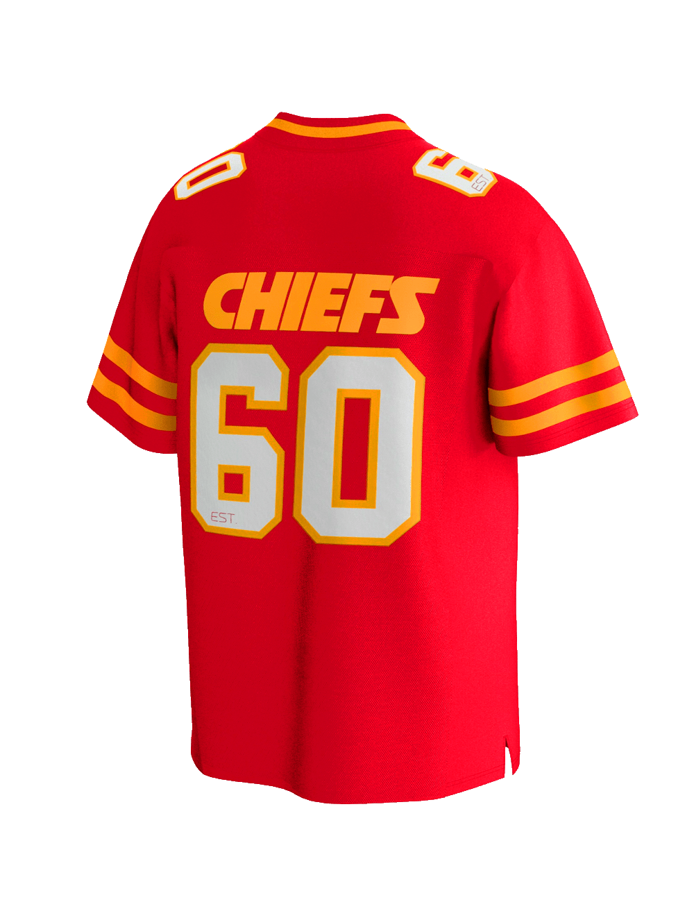 NFL Branded Jerseys Kansas City Chiefs NFL Foundation Replica Mesh Jersey - Red