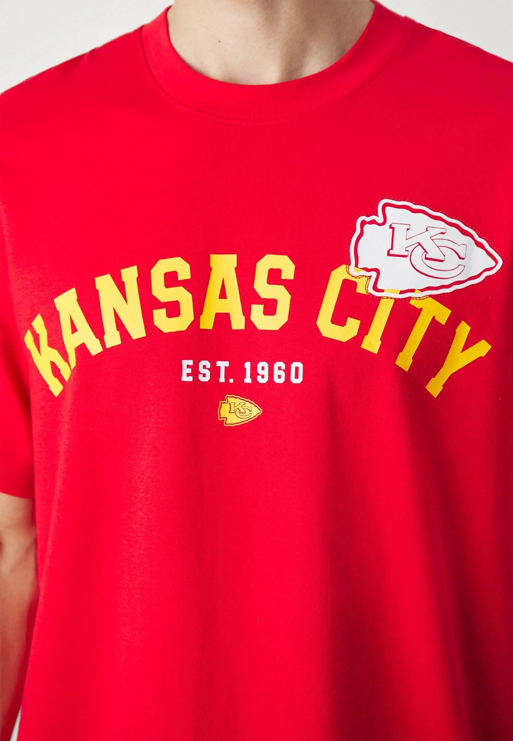 Nike T-Shirts Kansas City Chiefs Nike NFL Rewind Oversized Heavyweight T-Shirt - Red