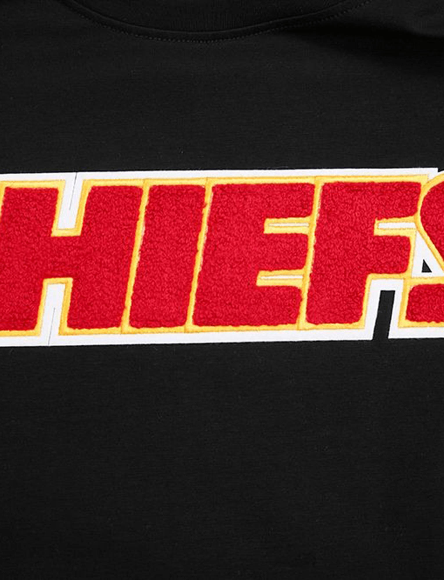 Pro Standard T-Shirts Kansas City Chiefs Pro Standard NFL Classic Chenille Flex T-Shirt - Black