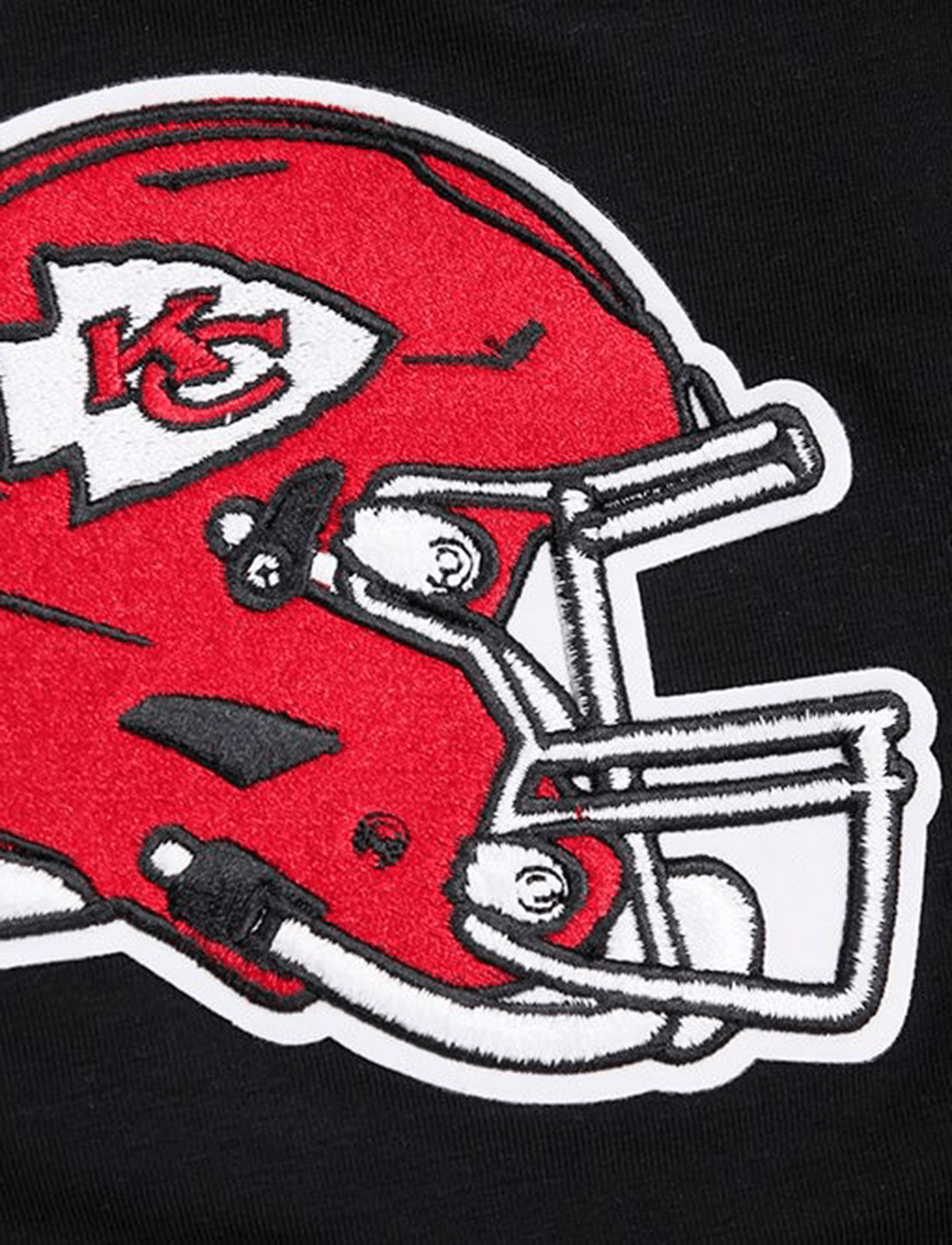 Pro Standard T-Shirts Kansas City Chiefs Pro Standard NFL Classic Chenille Flex T-Shirt - Black