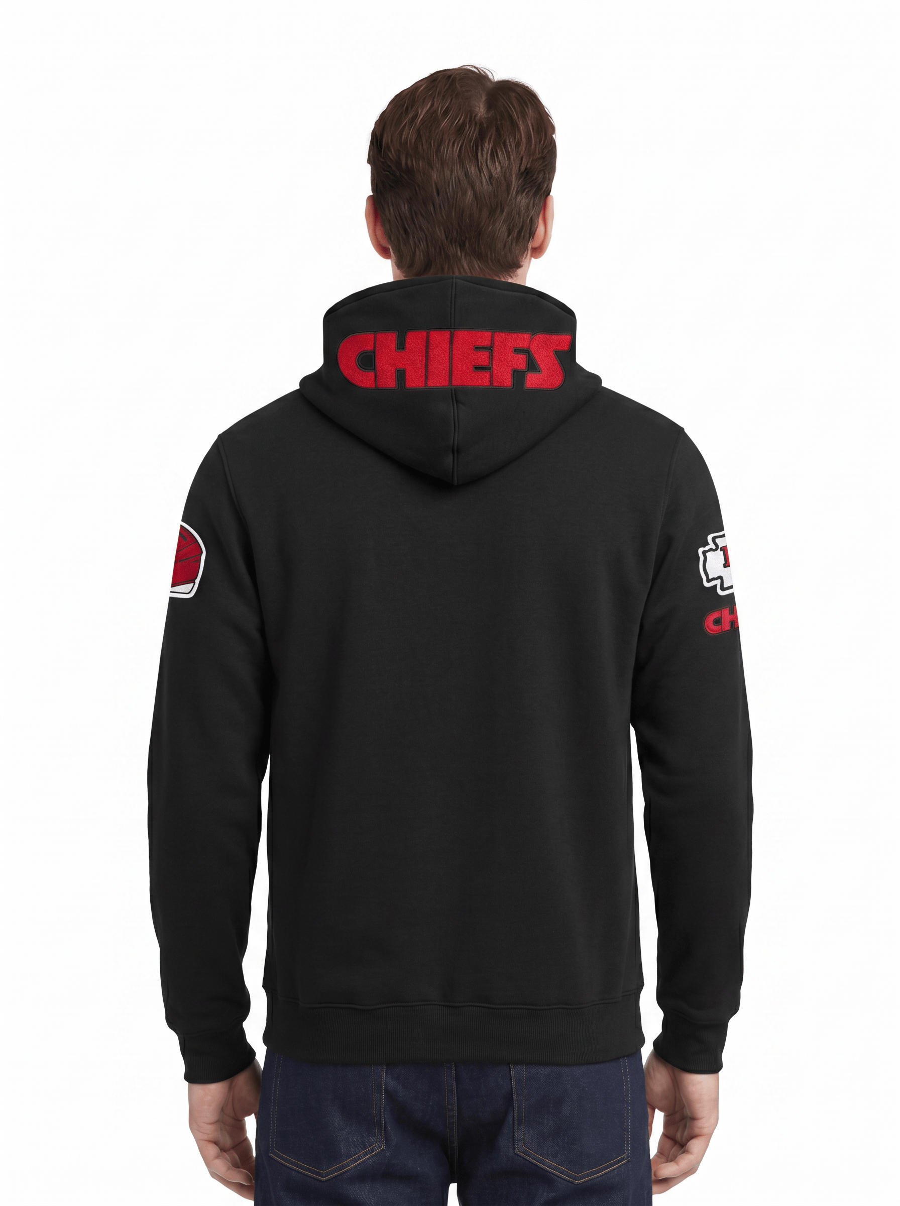 Pro Standard Jumpers Kansas City Chiefs Pro Standard NFL Team Chenille Flex Hoodie Jumper - Black
