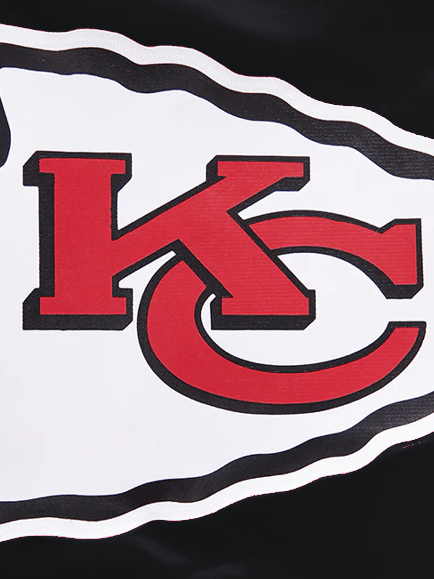 Pro Standard Jackets Kansas City Chiefs Pro Standard NFL Team Classic Satin Button Jacket - Black