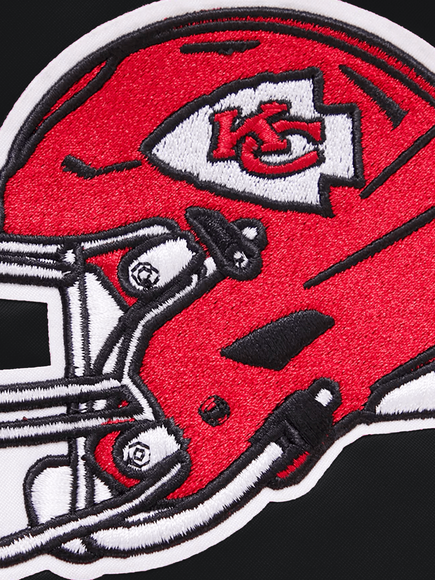 Pro Standard Jackets Kansas City Chiefs Pro Standard NFL Team Classic Satin Button Jacket - Black