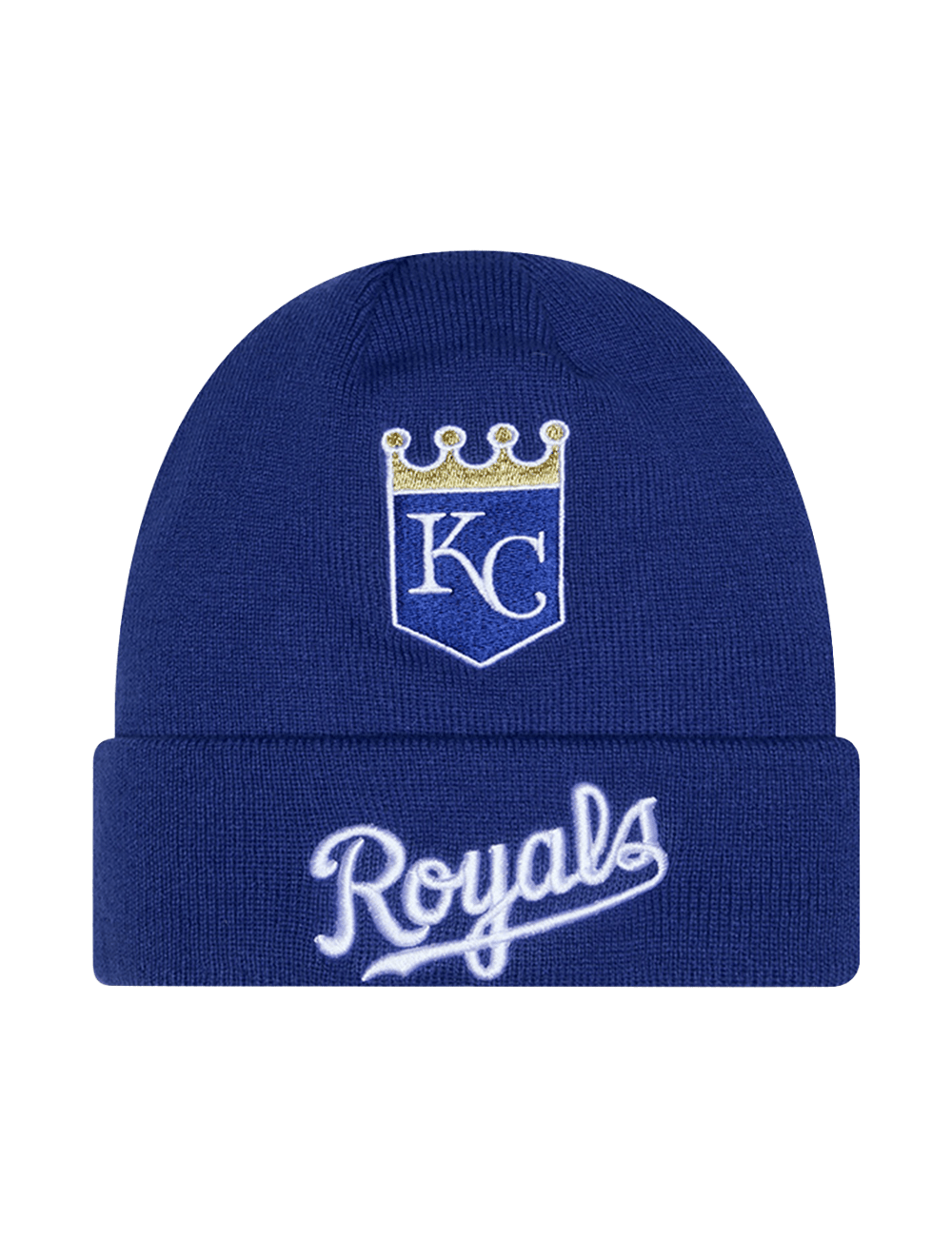 New Era Beanies OSFM Kansas City Royals New Era MLB 26 AC Clubhouse Knit Beanie - Blue