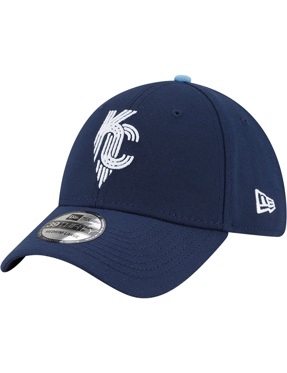 New Era Caps Kansas City Royals New Era MLB City Connect 39THIRTY Stretch-Fit Hat - Navy