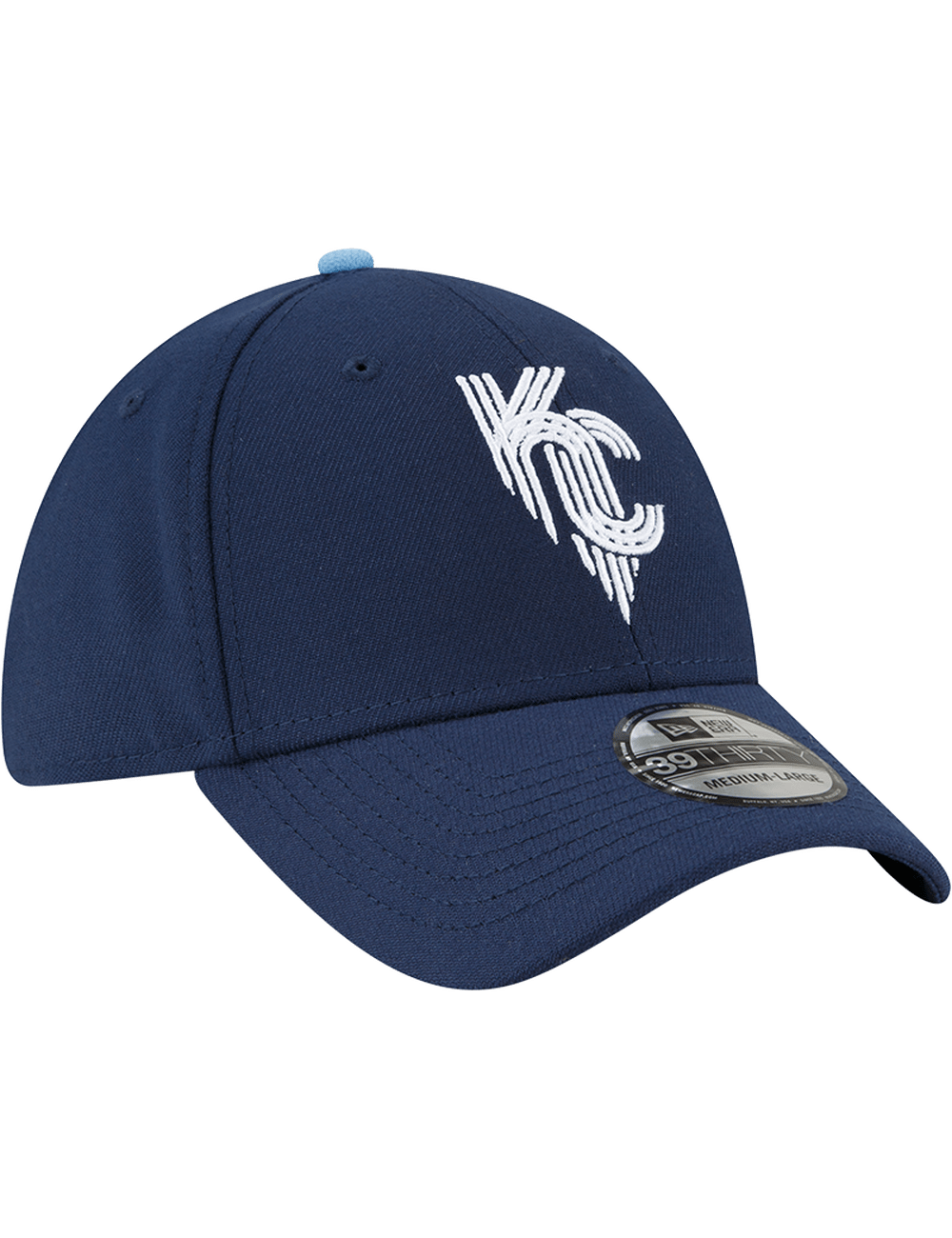 New Era Caps Kansas City Royals New Era MLB City Connect 39THIRTY Stretch-Fit Hat - Navy