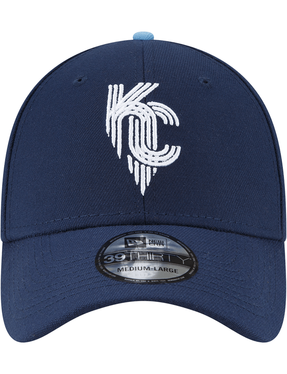 New Era Caps Kansas City Royals New Era MLB City Connect 39THIRTY Stretch-Fit Hat - Navy
