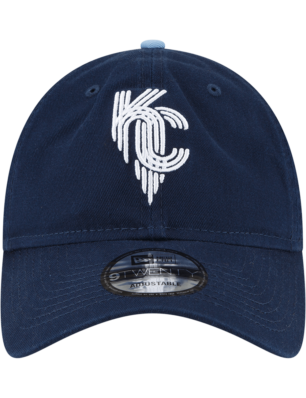 New Era Caps Kansas City Royals New Era MLB City Connect 9TWENTY Strapback Hat - Navy