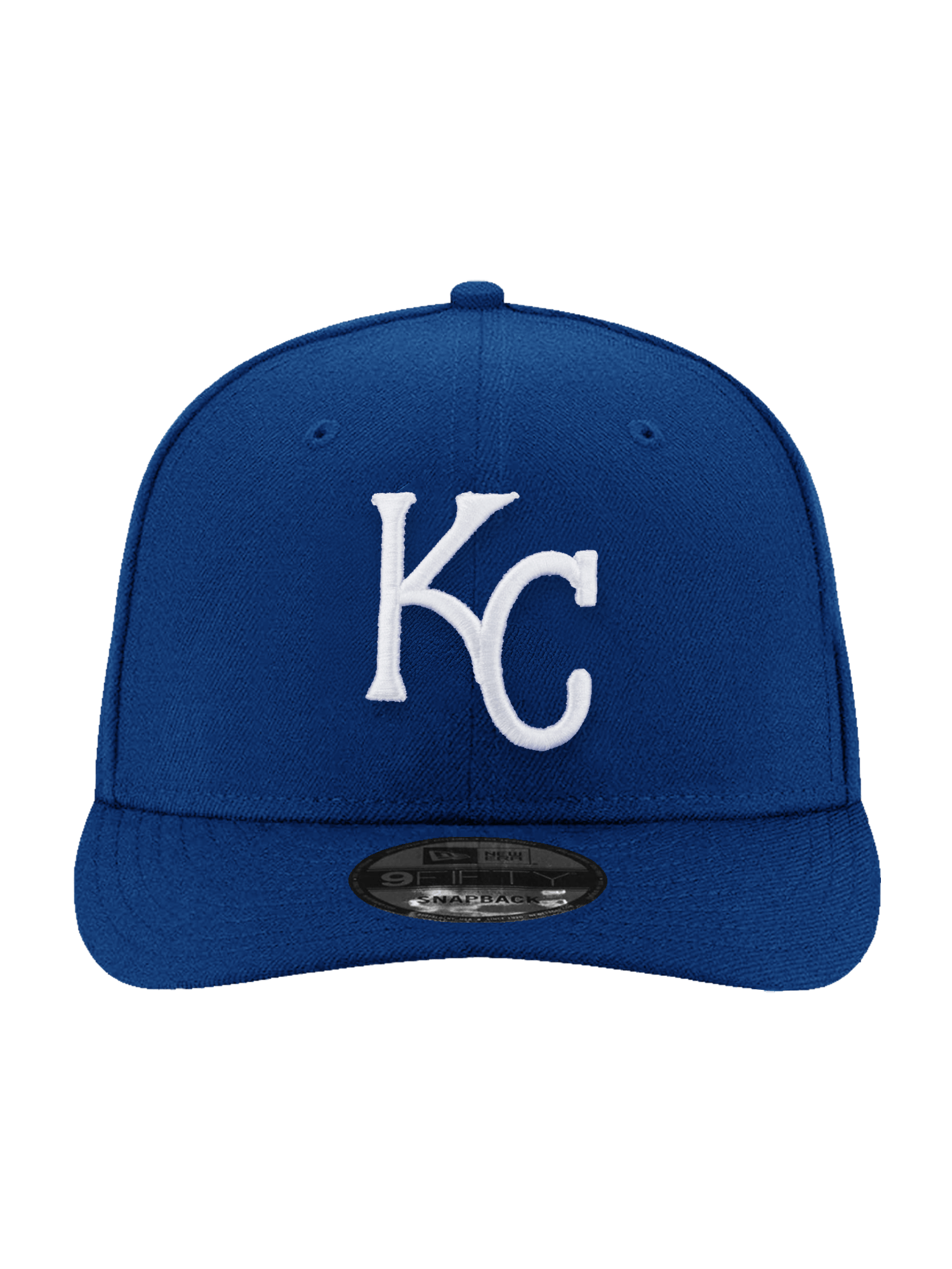 New Era Caps Kansas City Royals New Era MLB Team Pre-Curved 9FIFTY Snapback Hat - Blue