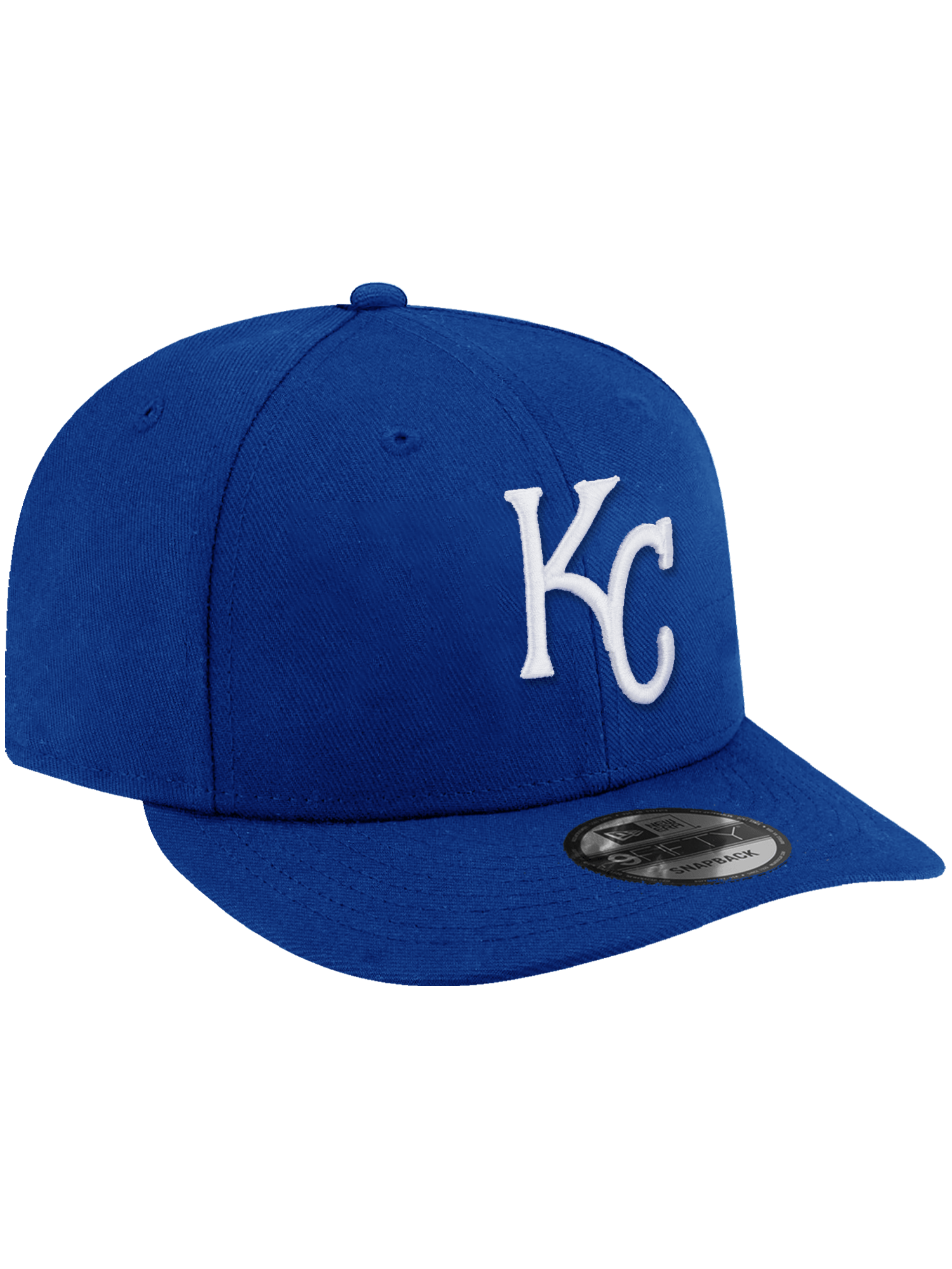 New Era Caps Kansas City Royals New Era MLB Team Pre-Curved 9FIFTY Snapback Hat - Blue