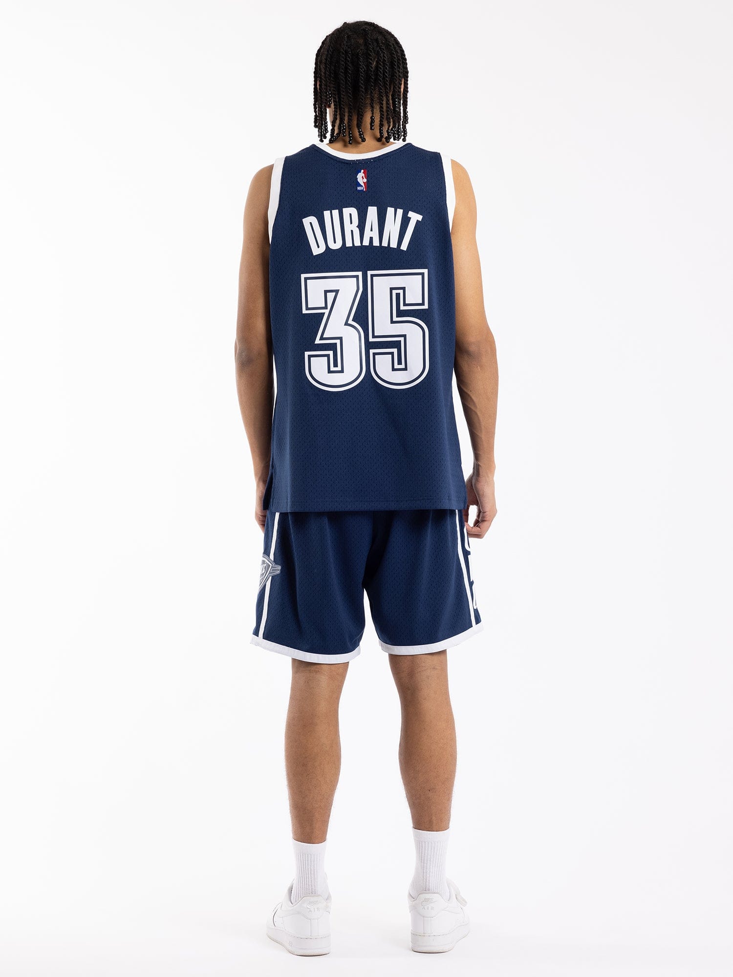 Mitchell And Ness Jerseys Kevin Durant Oklahoma City Thunder Mitchell & Ness NBA 15-16 HWC Swingman Jersey - Navy