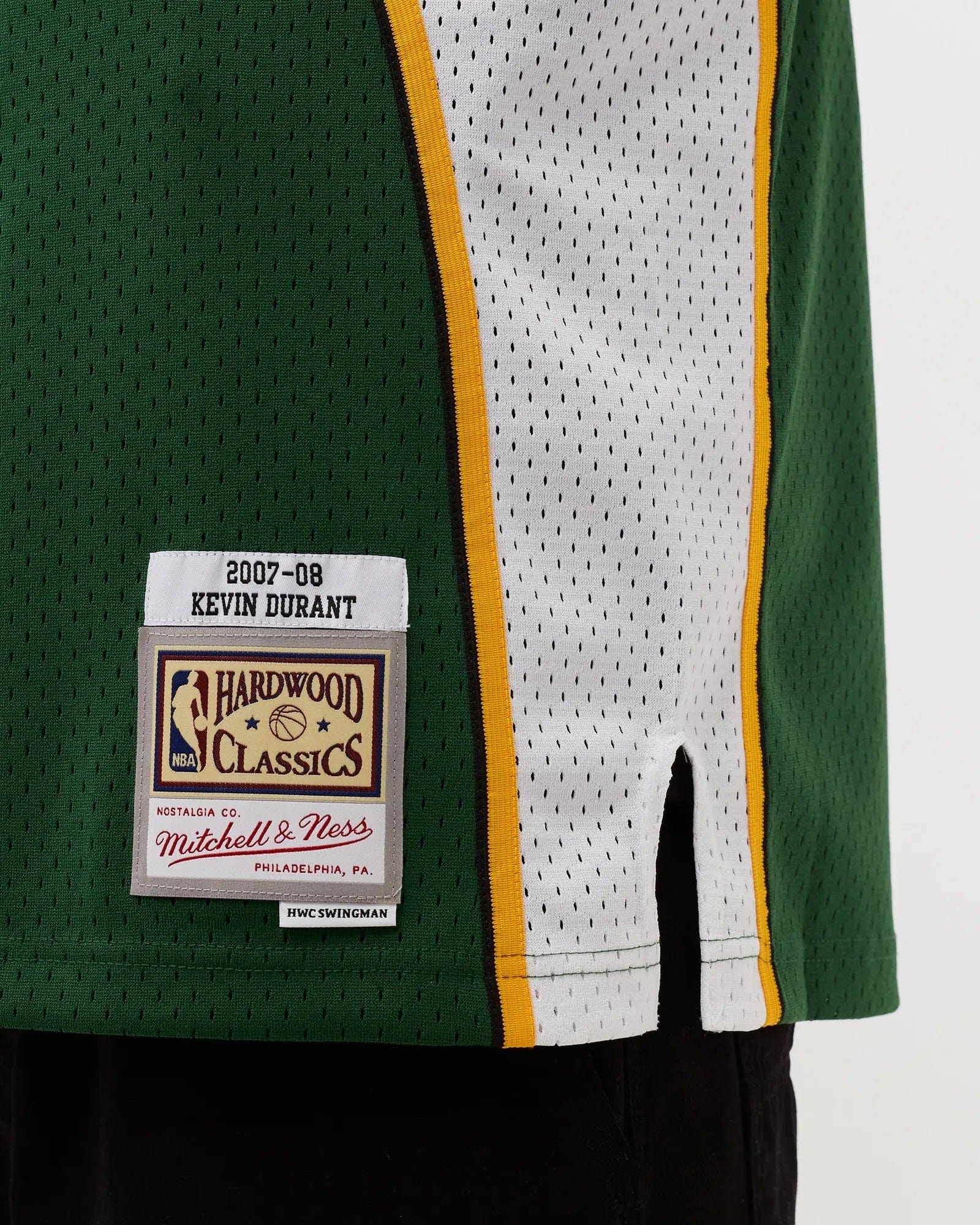 Mitchell And Ness Jerseys Kevin Durant Seattle Supersonics Mitchell & Ness NBA 07-08 Road HWC Swingman Jersey - Green