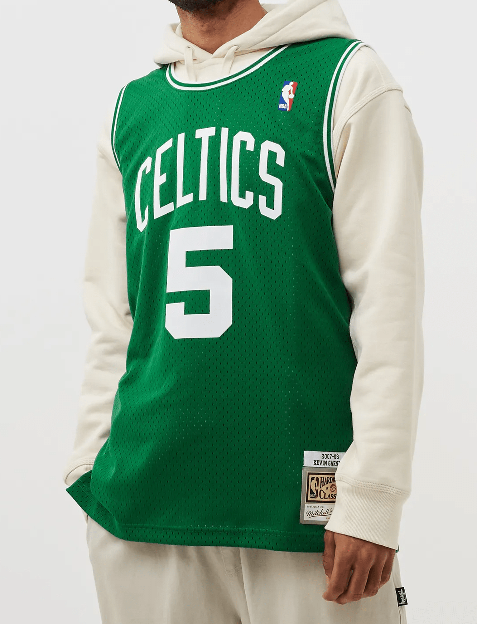 Mitchell And Ness Jerseys Kevin Garnett Boston Celtics Mitchell & Ness NBA 07-08 Road HWC Swingman Jersey - Green