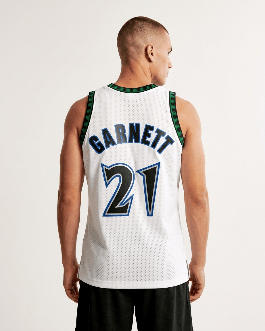 Mitchell And Ness Jerseys Kevin Garnett Minnesota Timberwolves Mitchell & Ness NBA 03-04 HWC Swingman Jersey - White