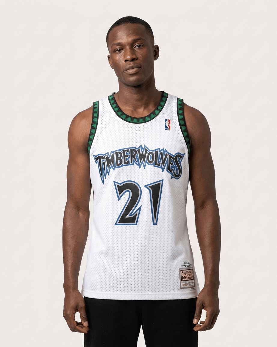 Mitchell And Ness Jerseys Kevin Garnett Minnesota Timberwolves Mitchell & Ness NBA 03-04 HWC Swingman Jersey - White