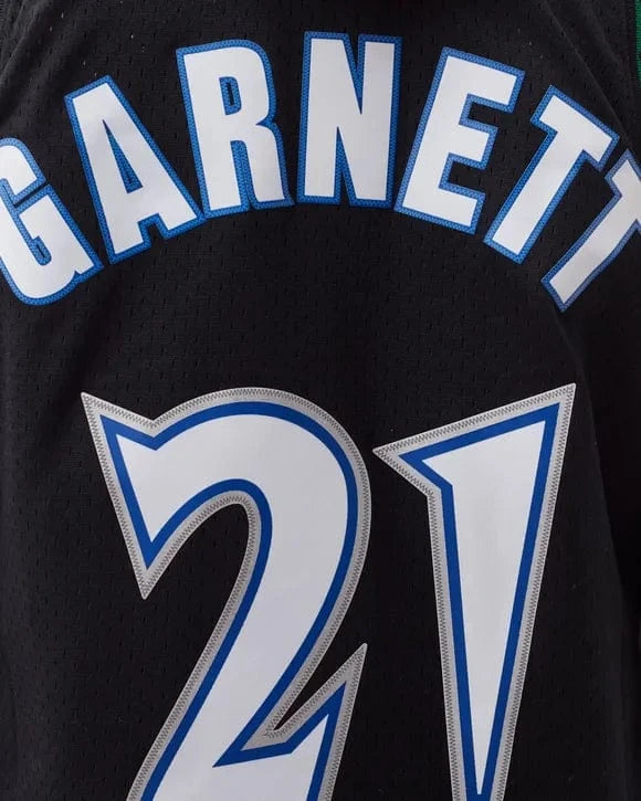 Mitchell And Ness Jerseys Kevin Garnett Minnesota TImberwolves Mitchell & Ness NBA 97-98 HWC Swingman Jersey - Black