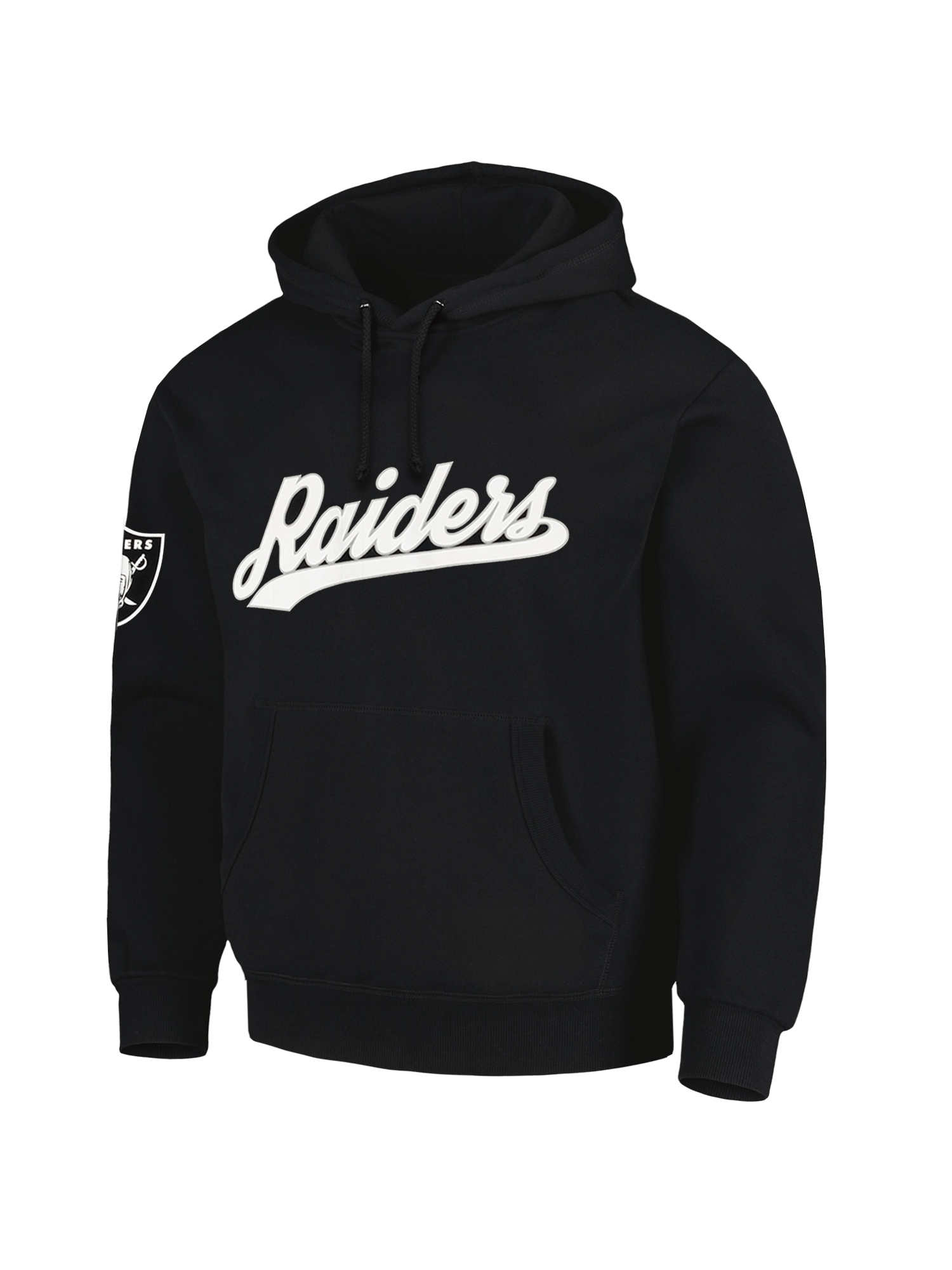 Majestic Athletic Jumpers Las Vegas Raiders Majestic NFL Script Vintage Hoodie Jumper - Black