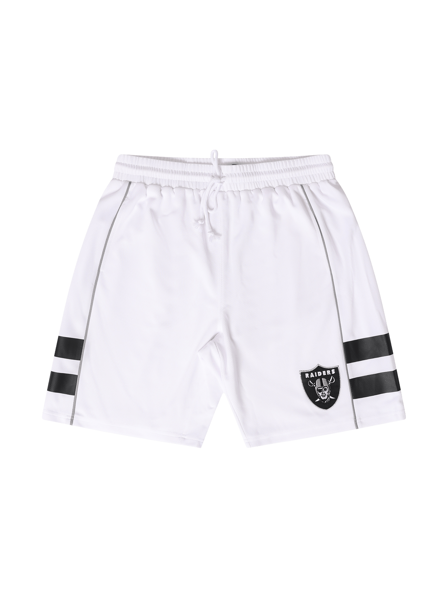 Majestic Athletic Shorts Las Vegas Raiders Majestic NFL Team Fan Mesh Shorts - White