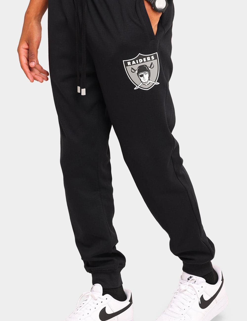 Mitchell And Ness Pants Las Vegas Raiders Mitchell & Ness NFL Hometown Fleece Jogger Pants - Black