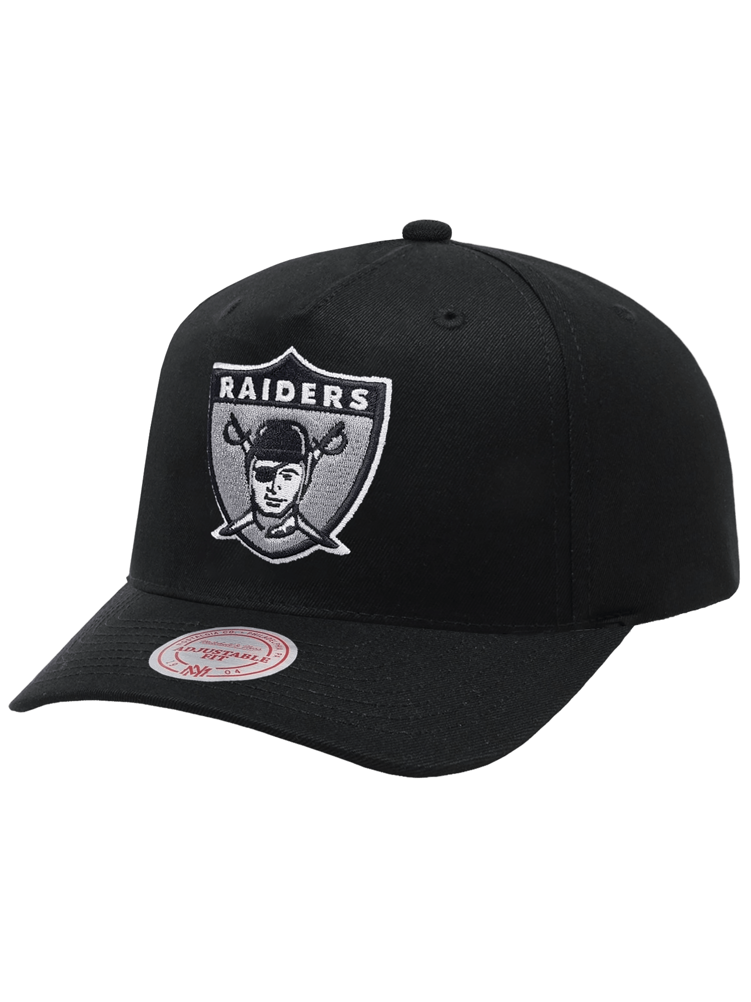 Mitchell And Ness Caps Las Vegas Raiders Mitchell & Ness NFL Throwback MVP Snapback Hat - Black