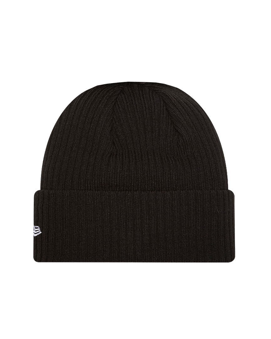 New Era Beanies OSFM Las Vegas Raiders New Era MLB Team Ribbed Knit Pomless Beanie - Black