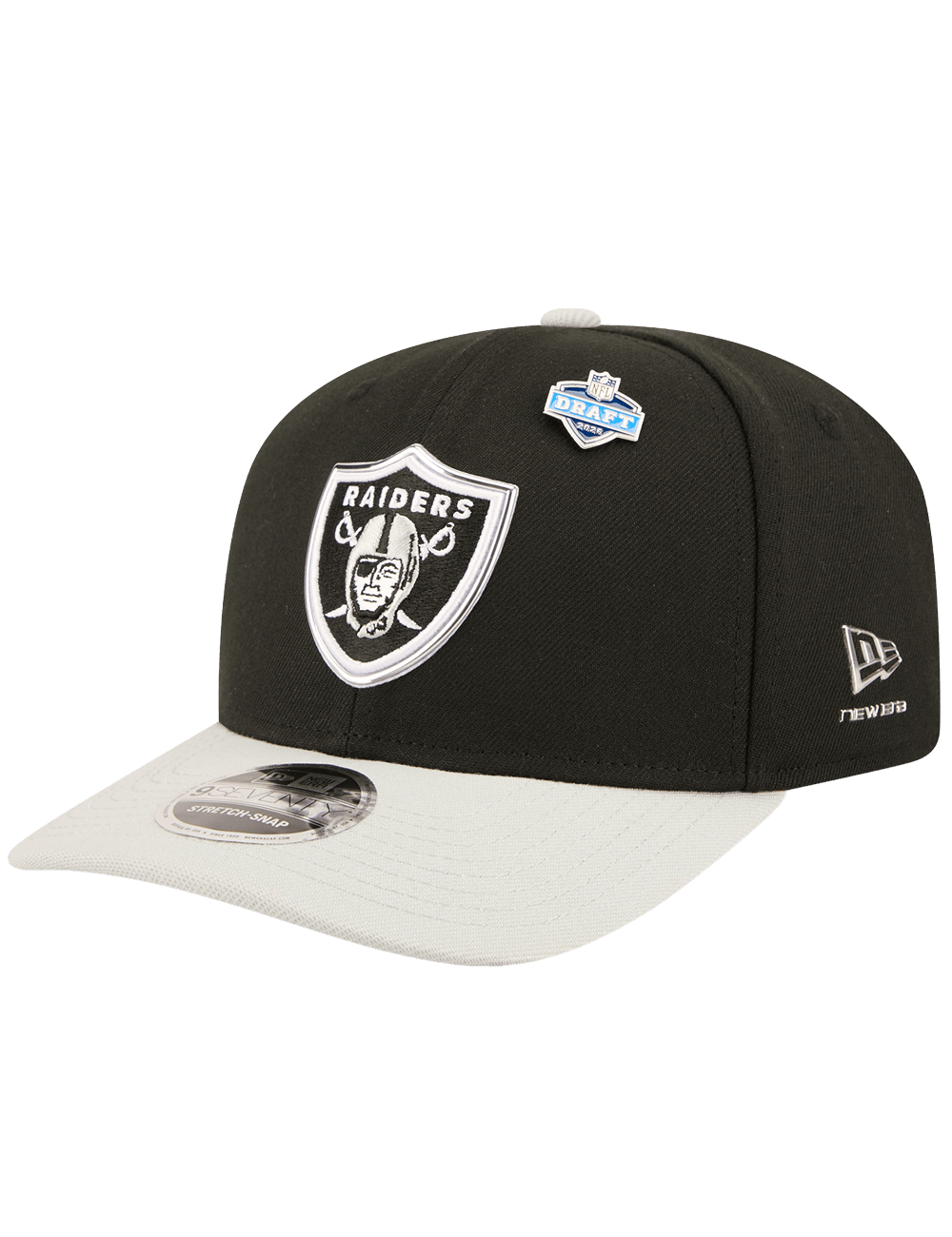 New Era Caps OSFM Las Vegas Raiders New Era NFL Draft 26 9SEVENTY Stretch-Snapback Hat