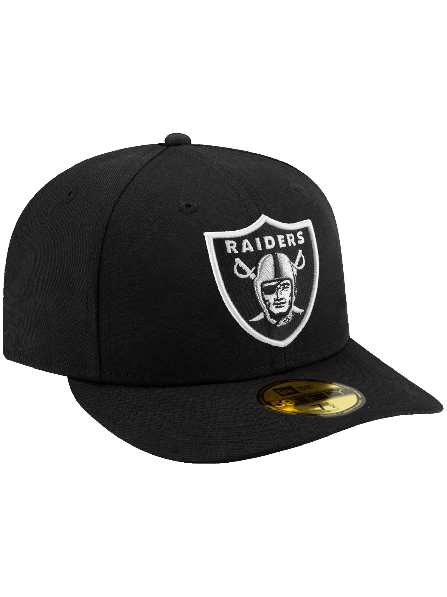New Era Caps Las Vegas Raiders New Era NFL Team 59FIFTY Pre-Curved Fitted Hat - Black