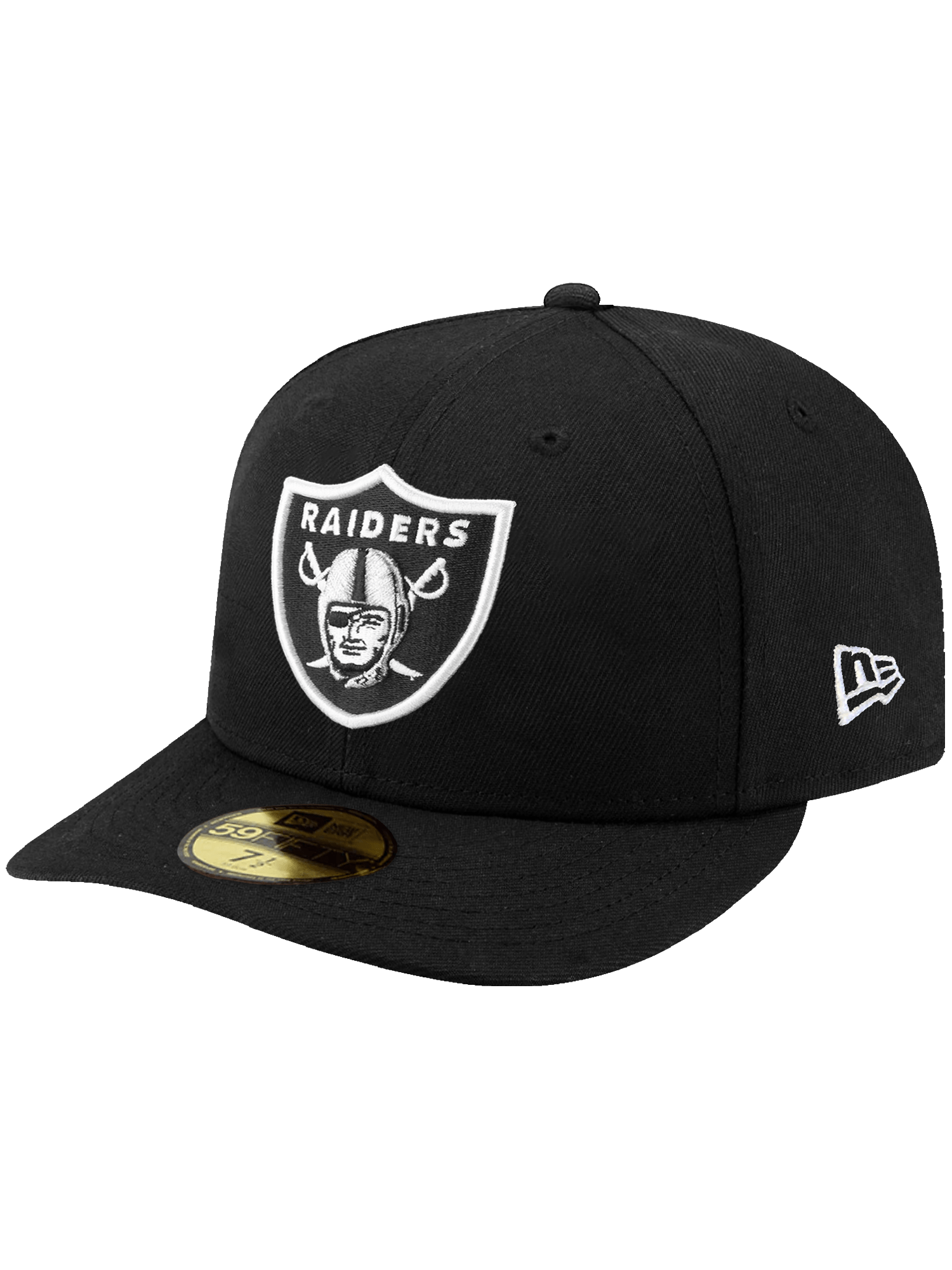 New Era Caps Las Vegas Raiders New Era NFL Team 59FIFTY Pre-Curved Fitted Hat - Black