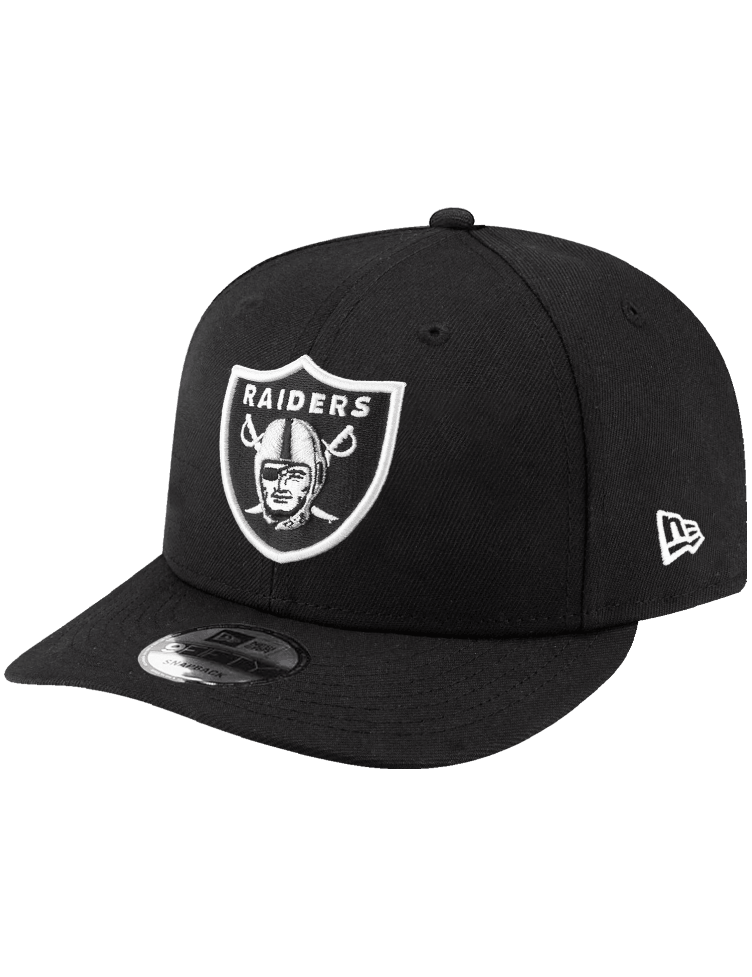 New Era Caps Las Vegas Raiders New Era NFL Team 9FIFTY Pre-Curved Snapback Hat - Black