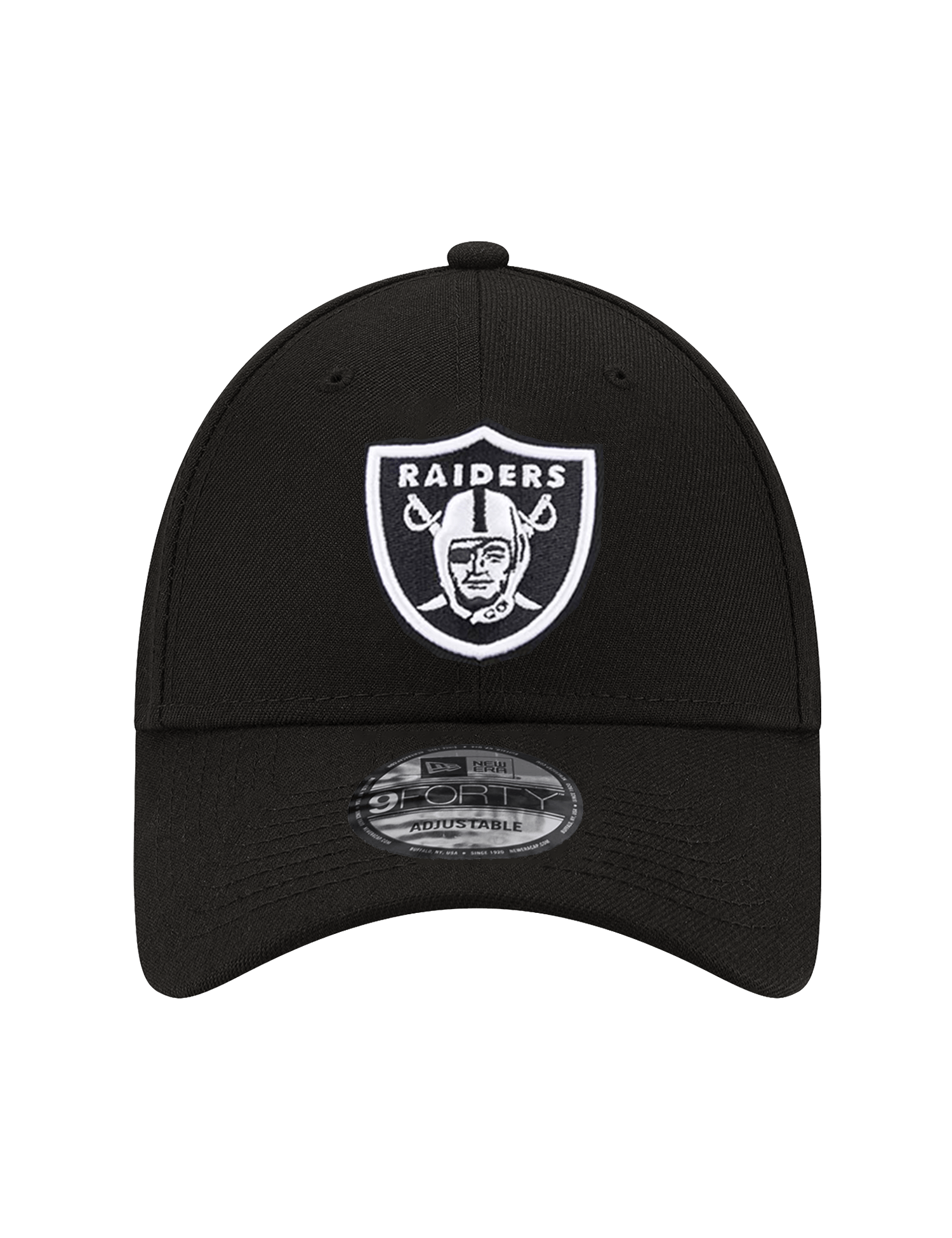 New Era Caps Las Vegas Raiders New Era NFL Team 9FORTY Strapback Hat - Black