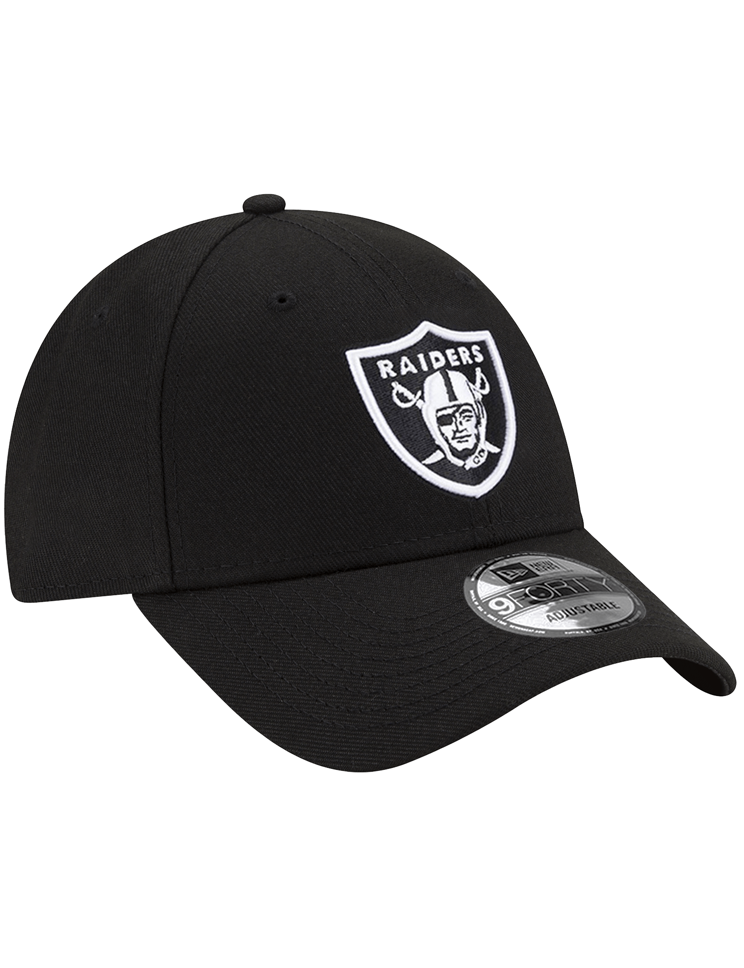 New Era Caps Las Vegas Raiders New Era NFL Team 9FORTY Strapback Hat - Black
