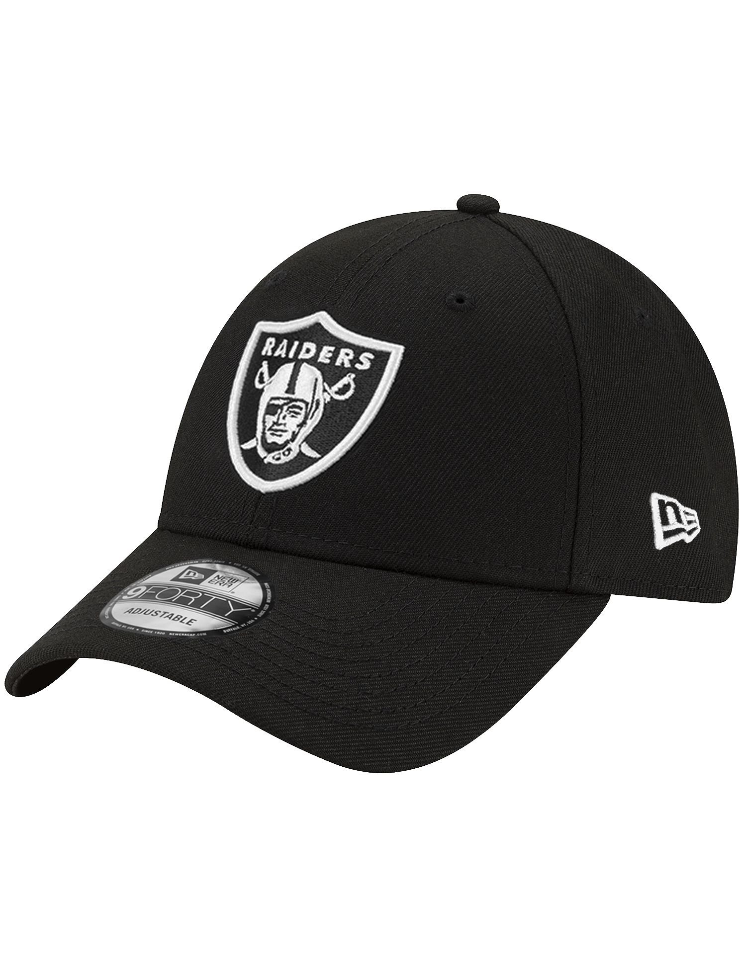 New Era Caps Las Vegas Raiders New Era NFL Team 9FORTY Strapback Hat - Black