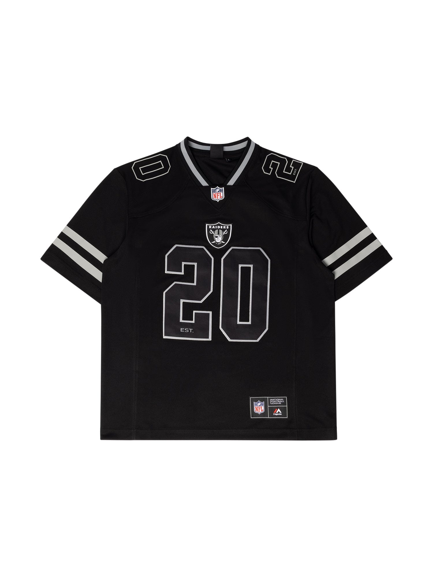 NFL Branded Jerseys Las Vegas Raiders NFL Foundation Replica Mesh Jersey - Black