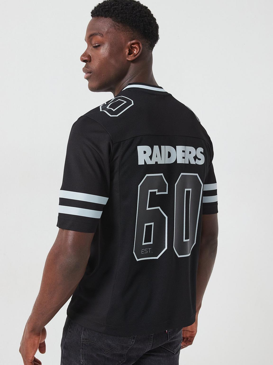 NFL Branded Jerseys Las Vegas Raiders NFL Foundation Replica Mesh Jersey - Black