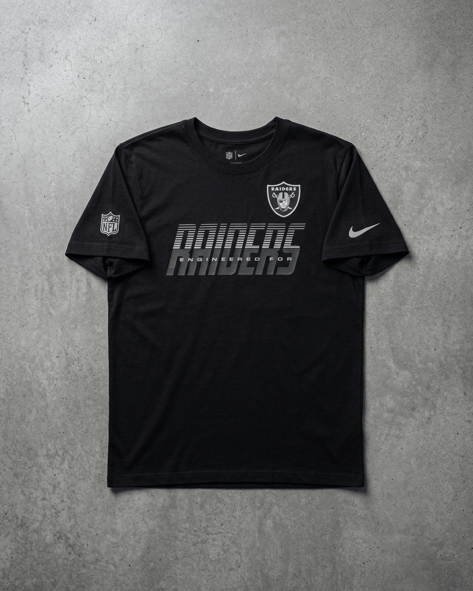 Nike T-Shirts Las Vegas Raiders Nike NFL 26 Sideline Team Issue Dri-Fit T-Shirt - Black