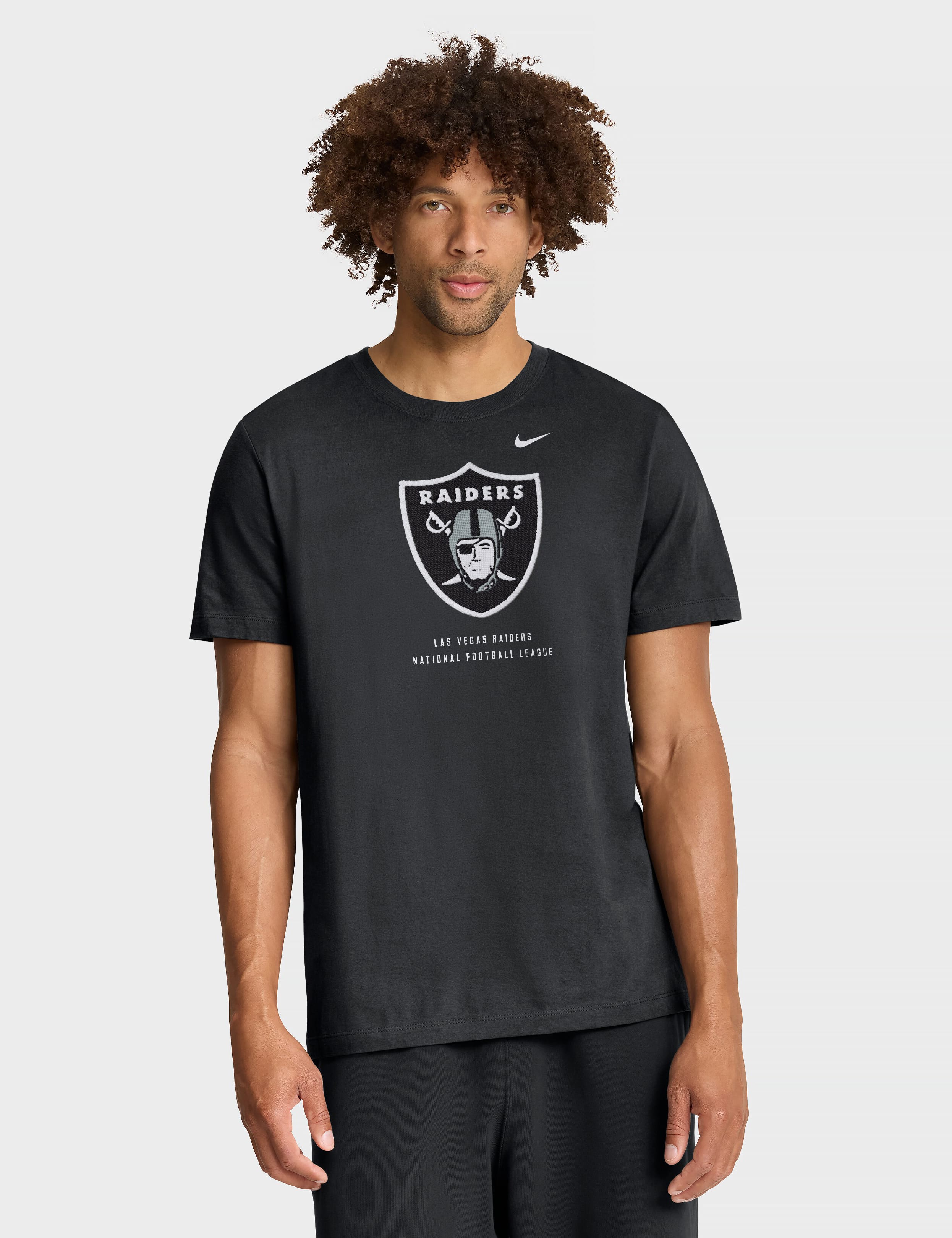 Nike T-Shirts Las Vegas Raiders Nike NFL Property Of Cotton T-Shirt - Black