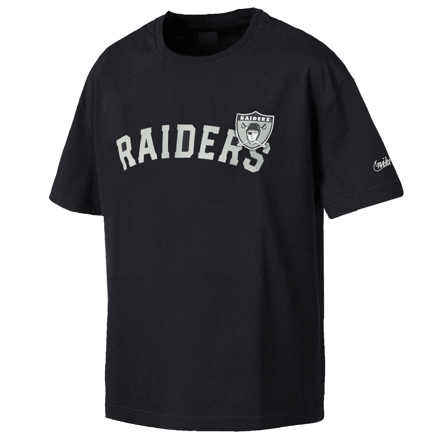 Nike T-Shirts Las Vegas Raiders Nike NFL Rewind Oversized Heavyweight T-Shirt - Black
