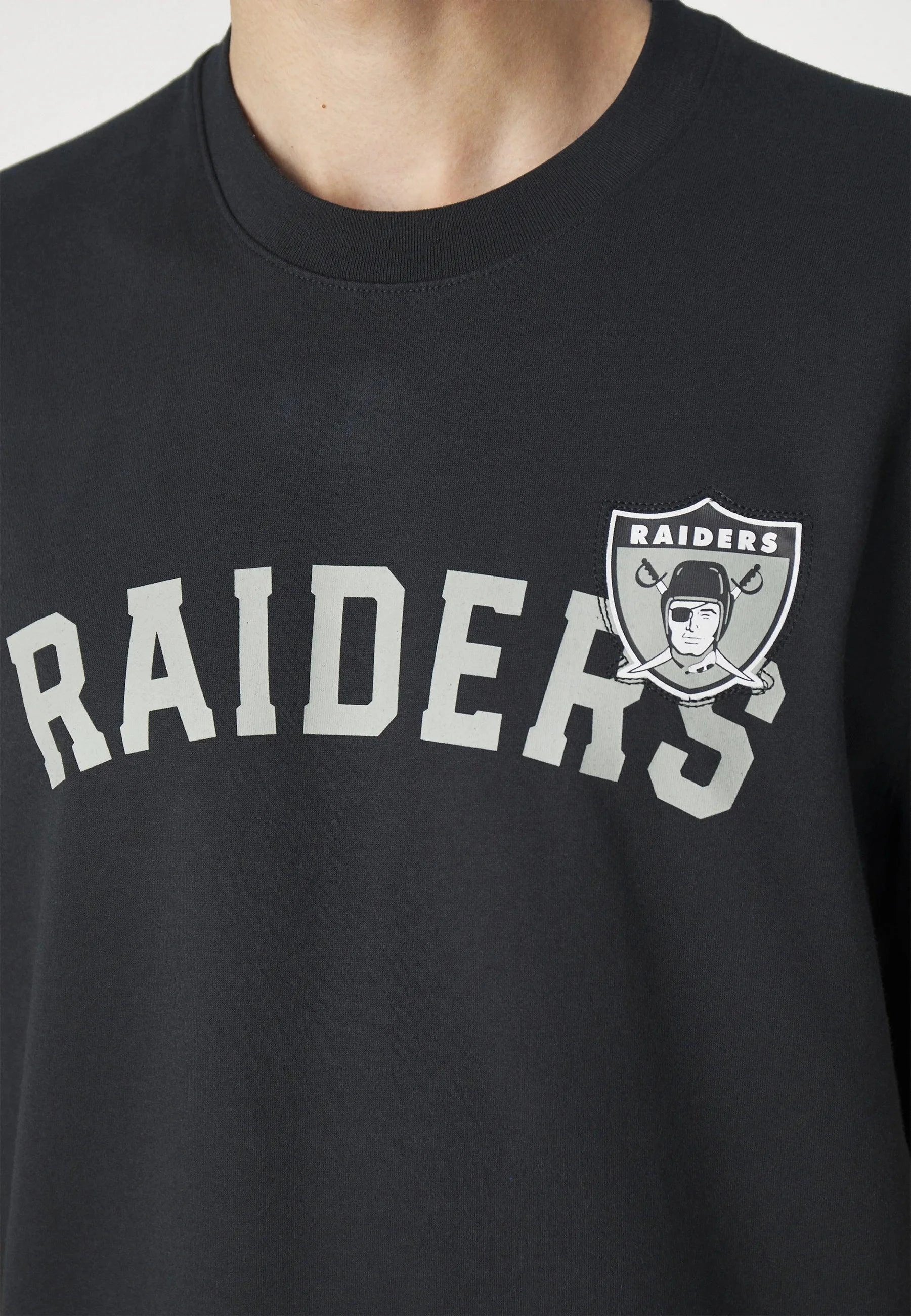 Nike T-Shirts Las Vegas Raiders Nike NFL Rewind Oversized Heavyweight T-Shirt - Black