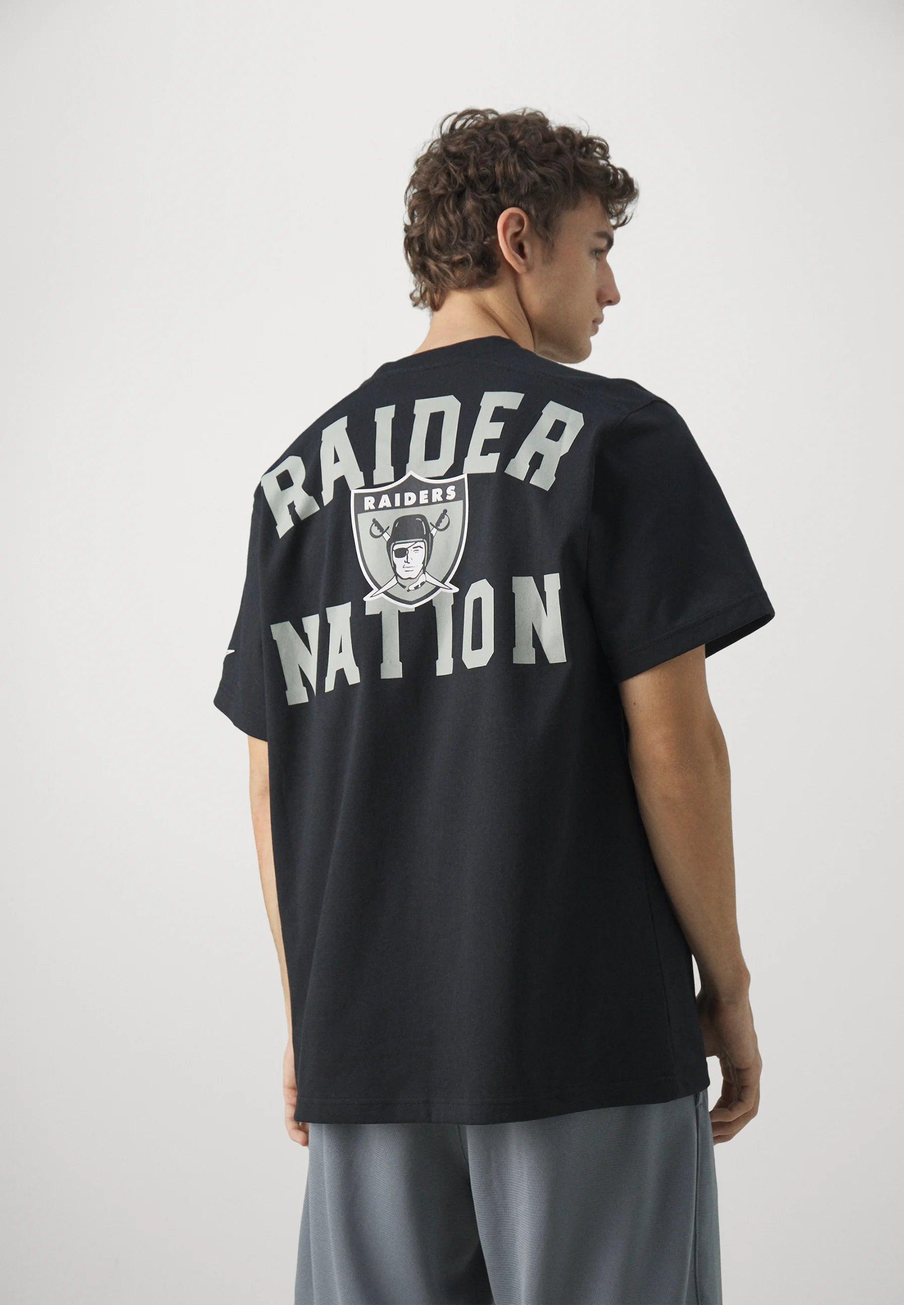 Nike T-Shirts Las Vegas Raiders Nike NFL Rewind Oversized Heavyweight T-Shirt - Black