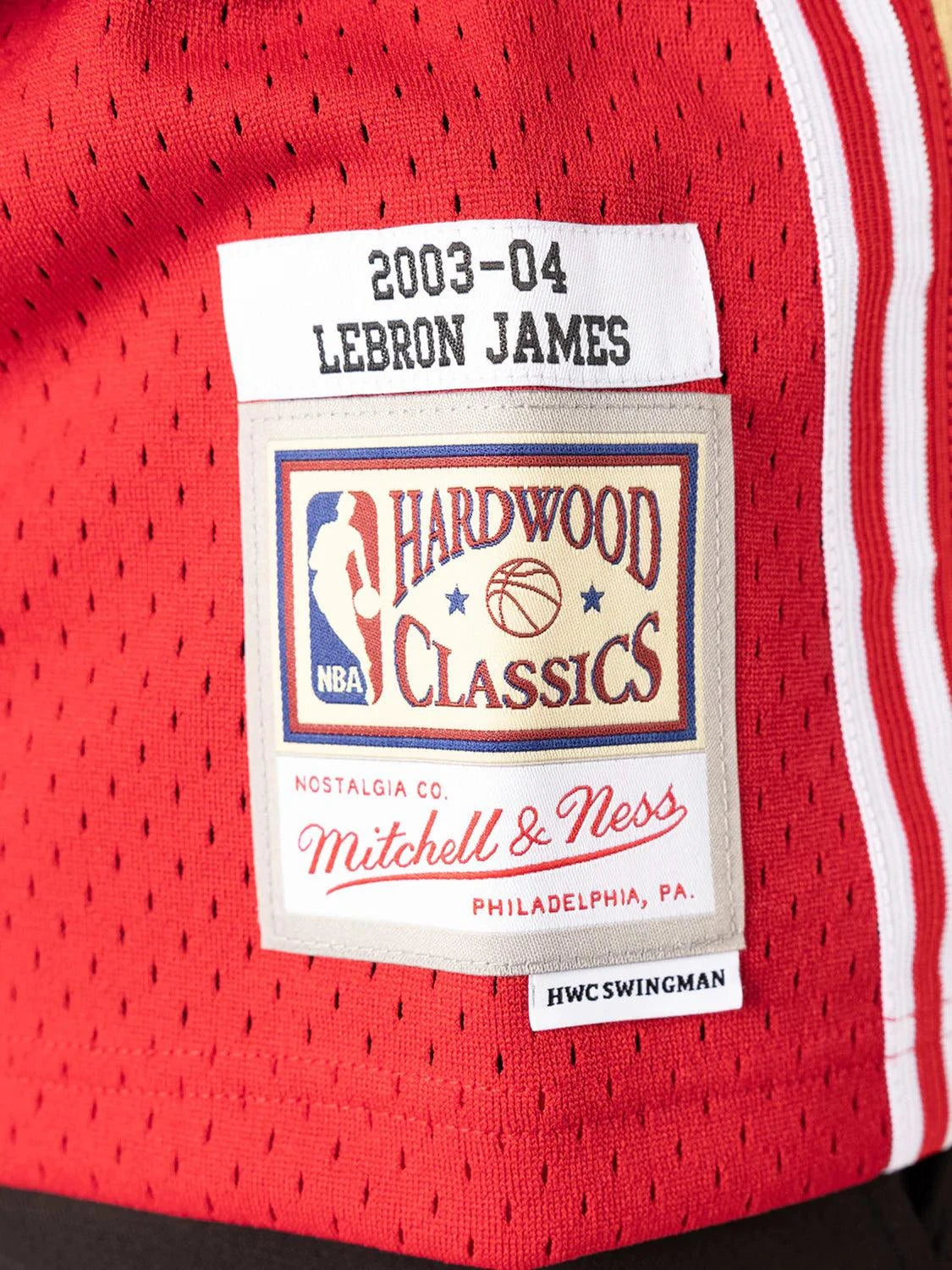 Mitchell And Ness Jerseys LeBron James Cleveland Cavaliers Mitchell & Ness NBA 03-04 Swingman Jersey - Wine
