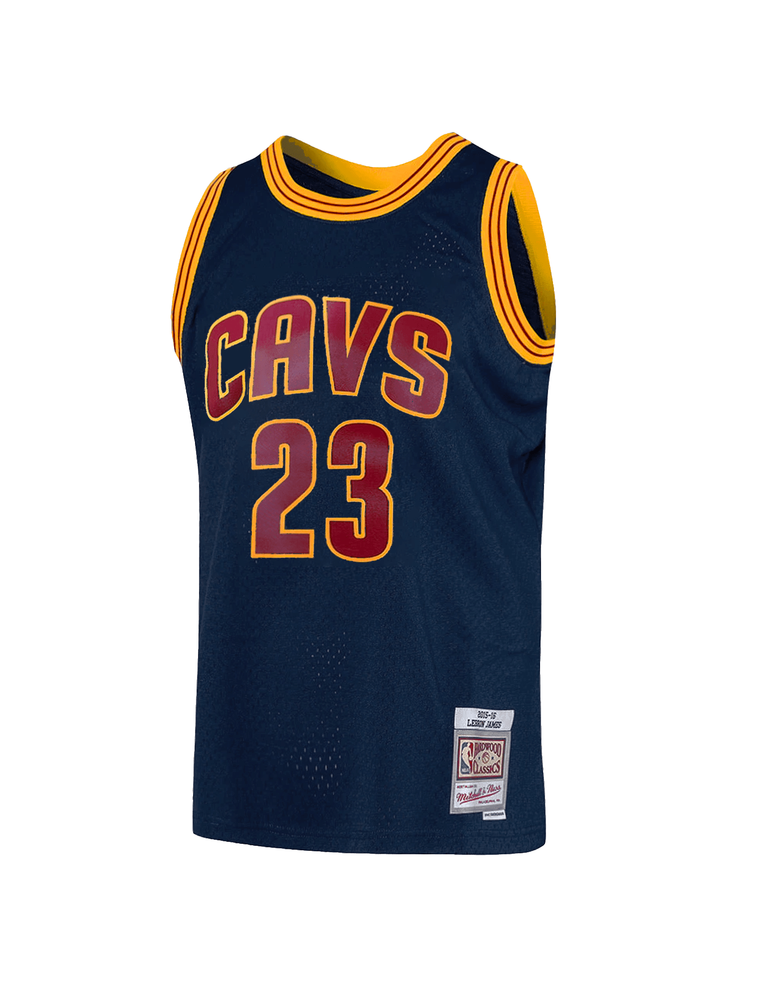 Mitchell And Ness Jerseys LeBron James Cleveland Cavaliers Mitchell & Ness NBA 15-16 Alt HWC Swingman Jersey - Navy