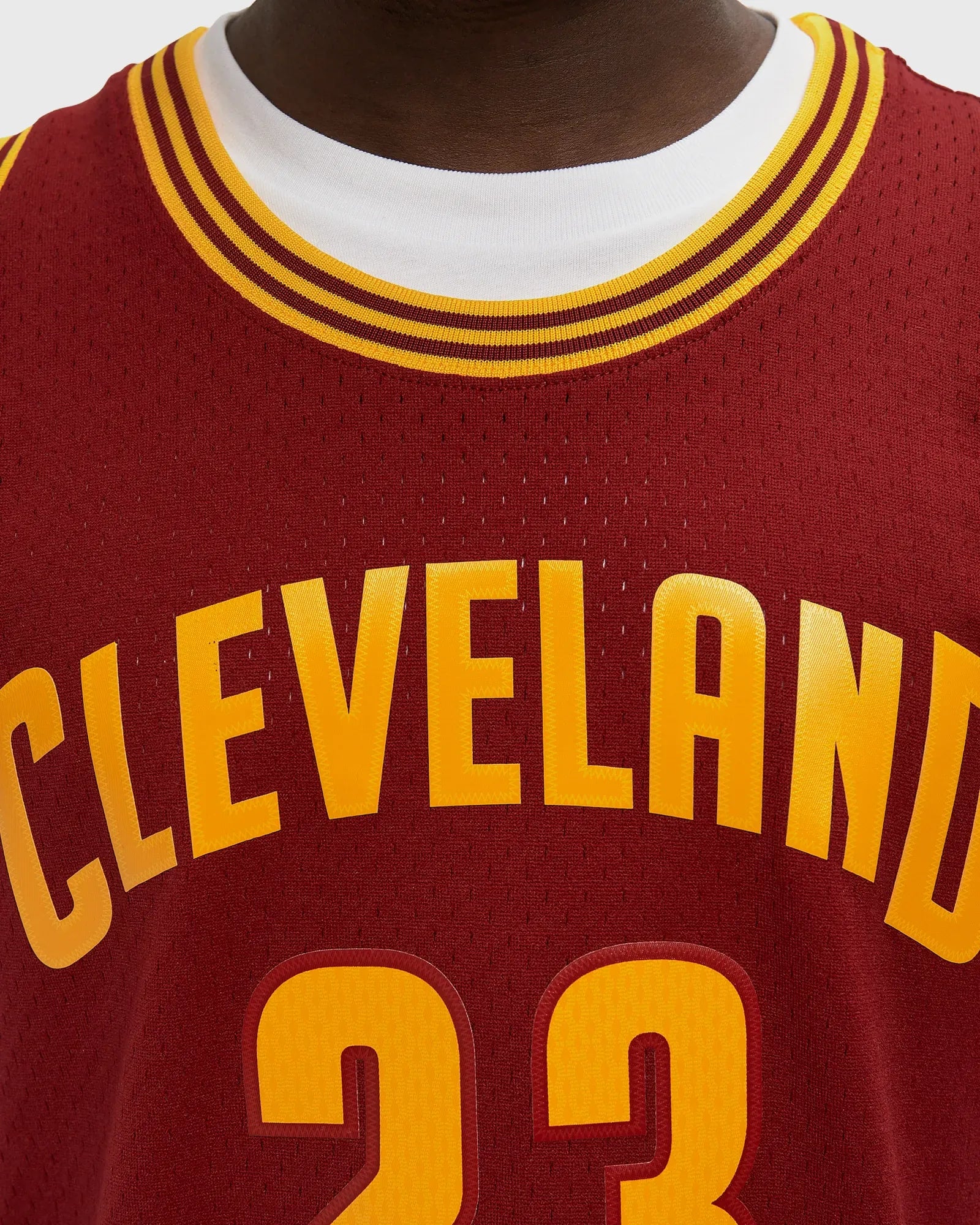 Mitchell And Ness Jerseys LeBron James Cleveland Cavaliers Mitchell & Ness NBA 15-16 Road HWC Swingman Jersey - Wine