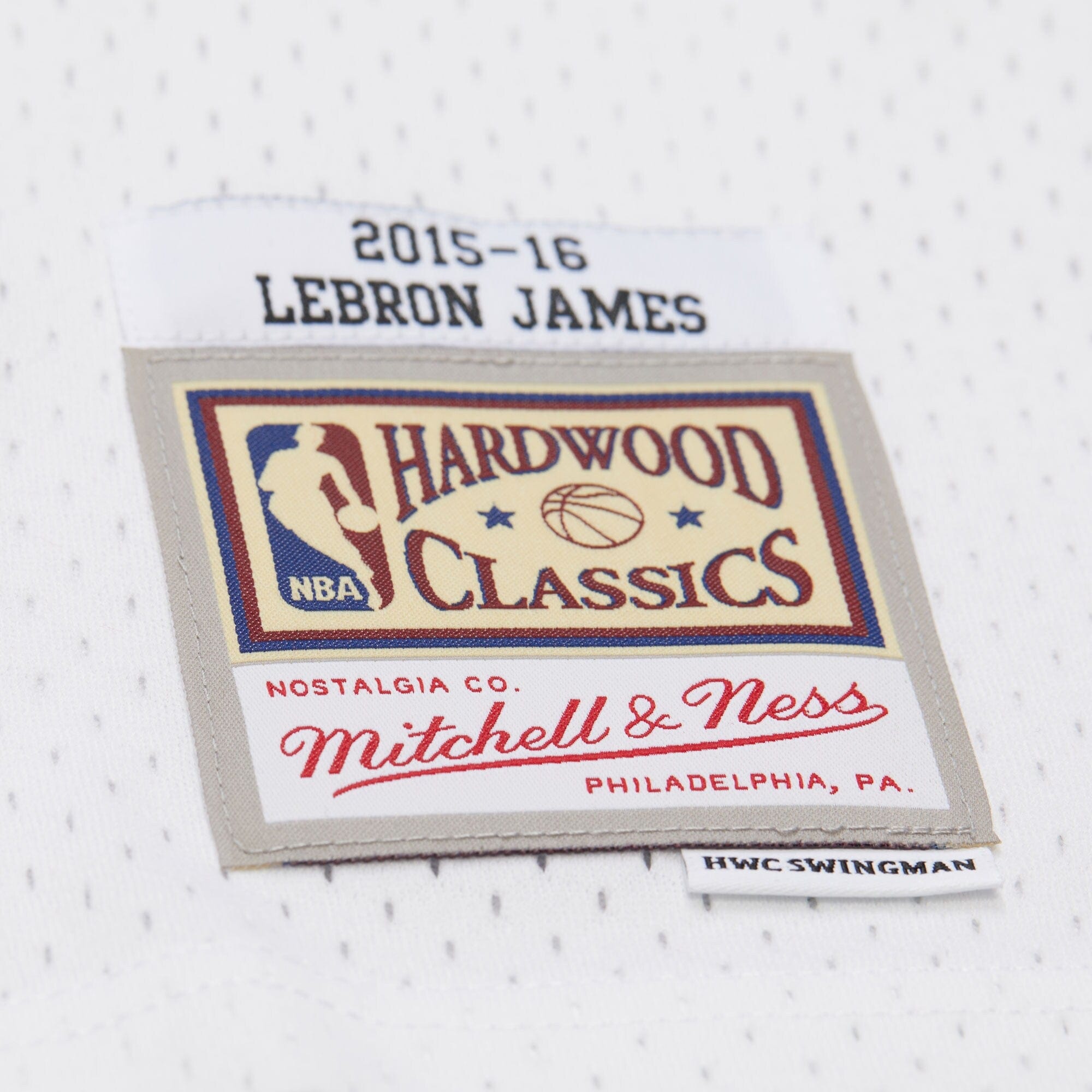 Mitchell And Ness Jerseys LeBron James Cleveland Cavaliers Mitchell & Ness NBA 2015 HWC Swingman Jersey - White