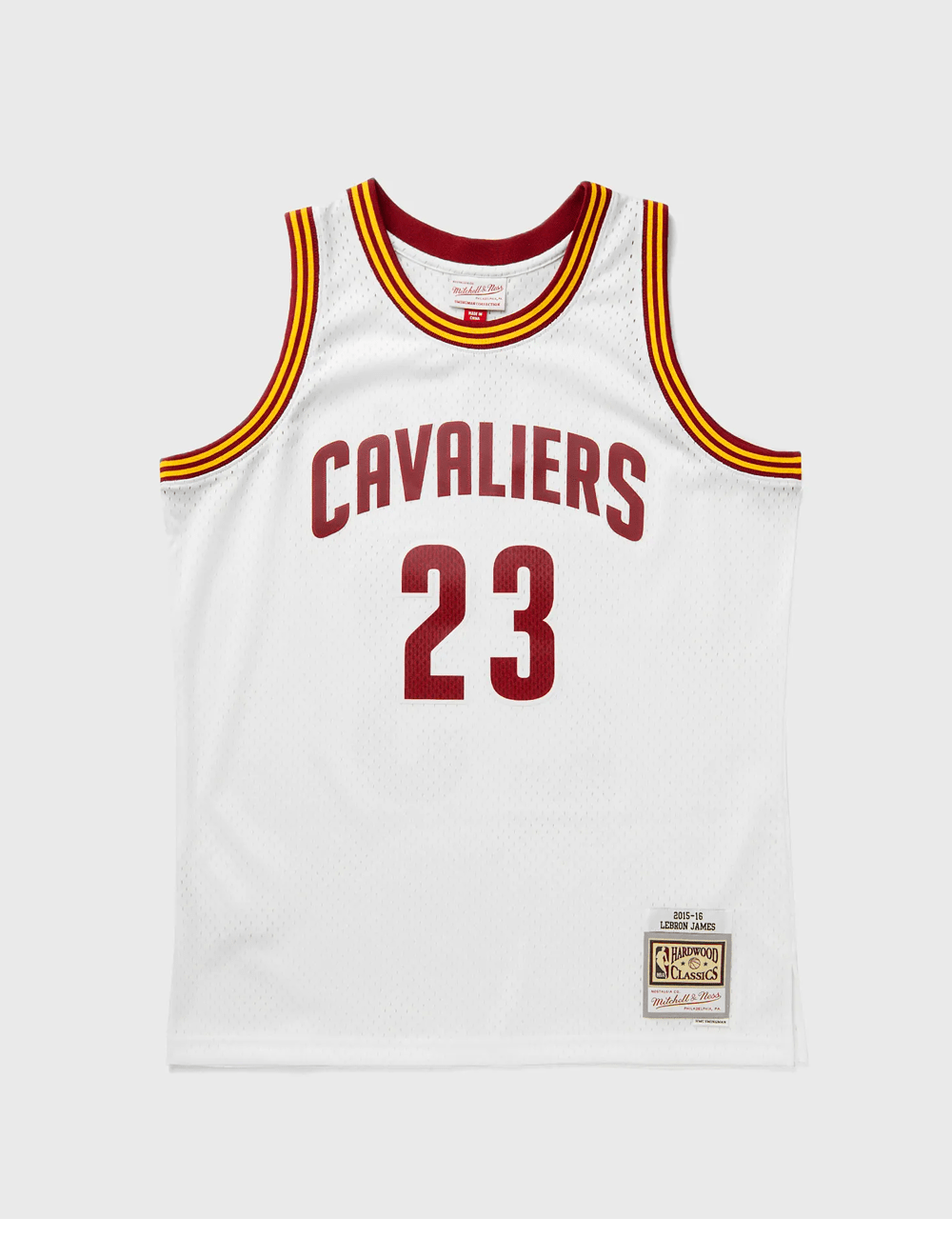 Mitchell And Ness Jerseys LeBron James Cleveland Cavaliers Mitchell & Ness NBA 2015 HWC Swingman Jersey - White
