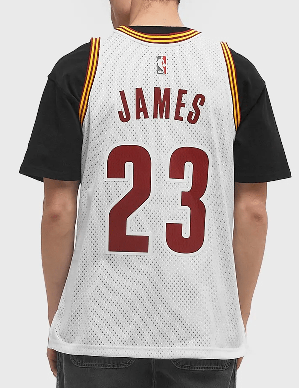 Mitchell And Ness Jerseys LeBron James Cleveland Cavaliers Mitchell & Ness NBA 2015 HWC Swingman Jersey - White