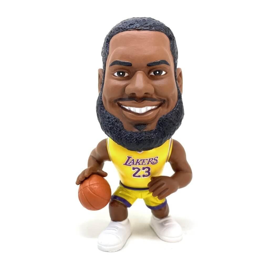 NBA Branded Figures LeBron James Los Angeles Lakers NBA Big Shot Ballers Figure